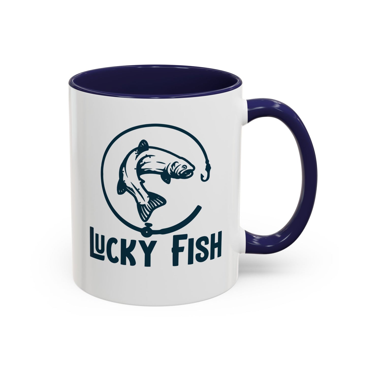 Lucky Fish Accent Coffee Mug