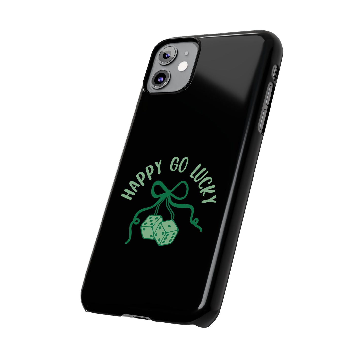 Happy Go Lucky Slim Phone Cases