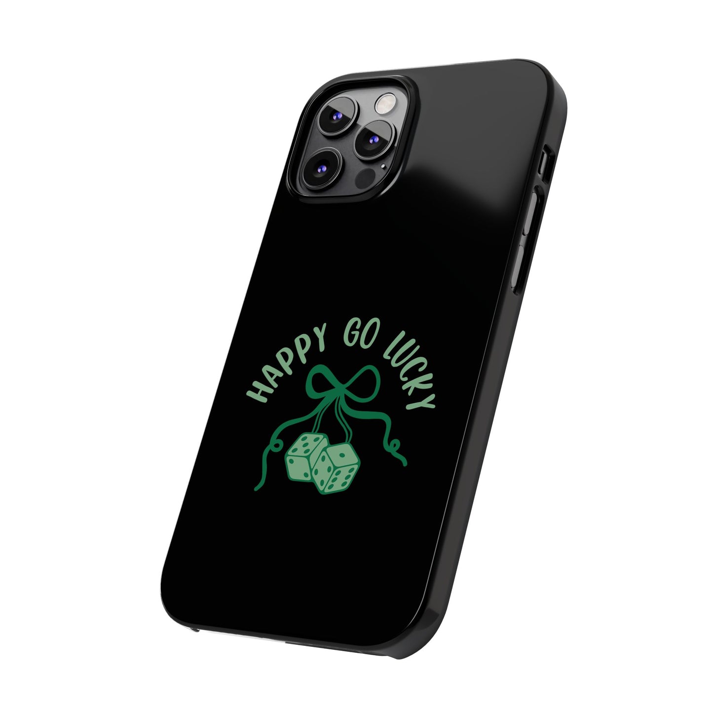 Happy Go Lucky Slim Phone Cases