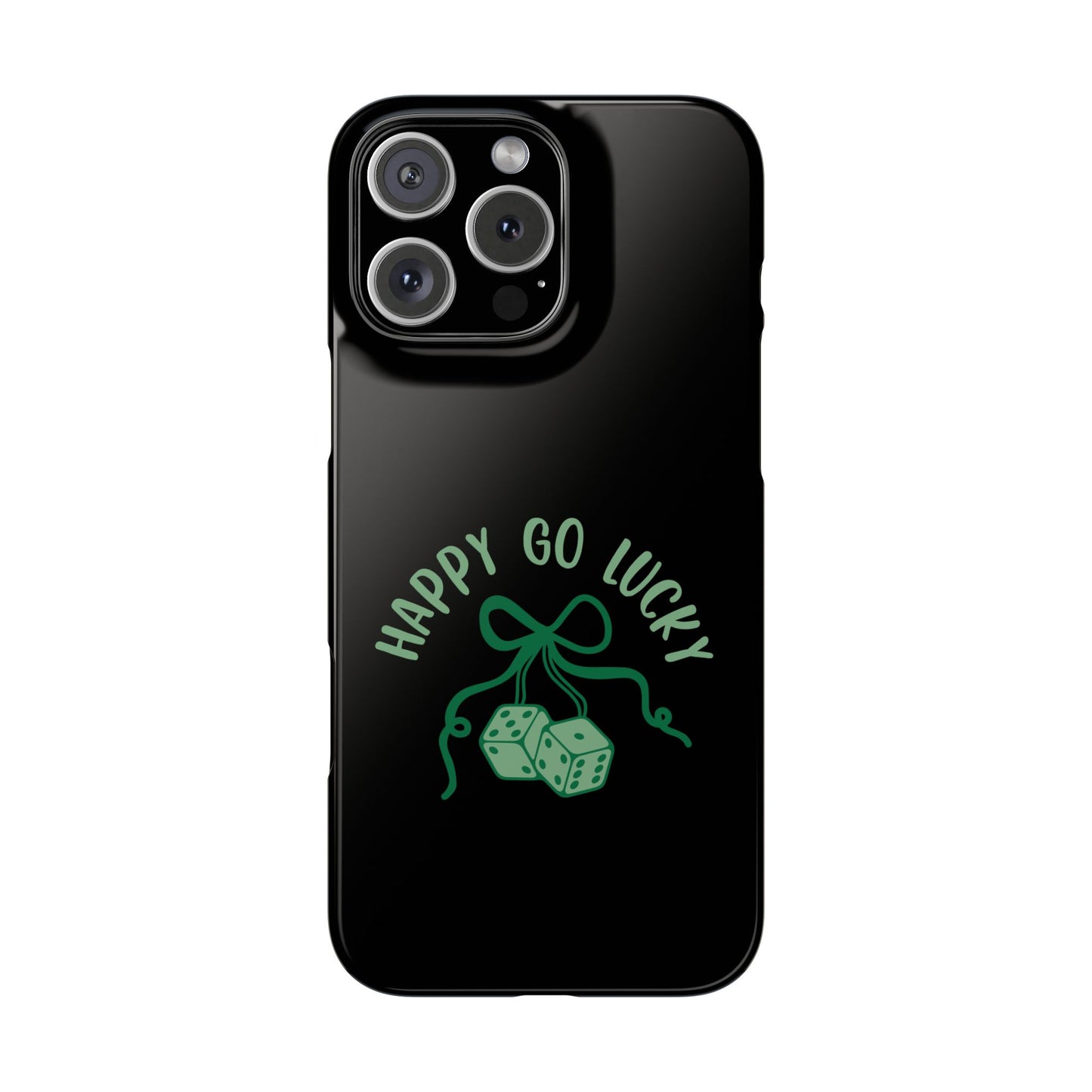 Happy Go Lucky Slim Phone Cases