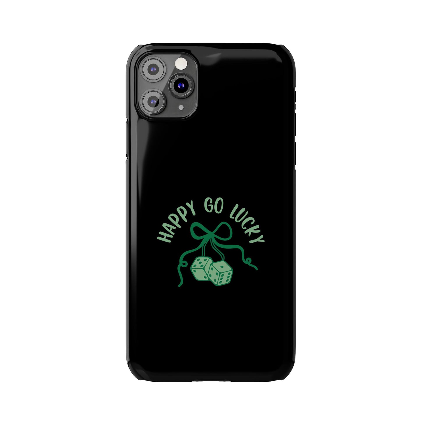 Happy Go Lucky Slim Phone Cases