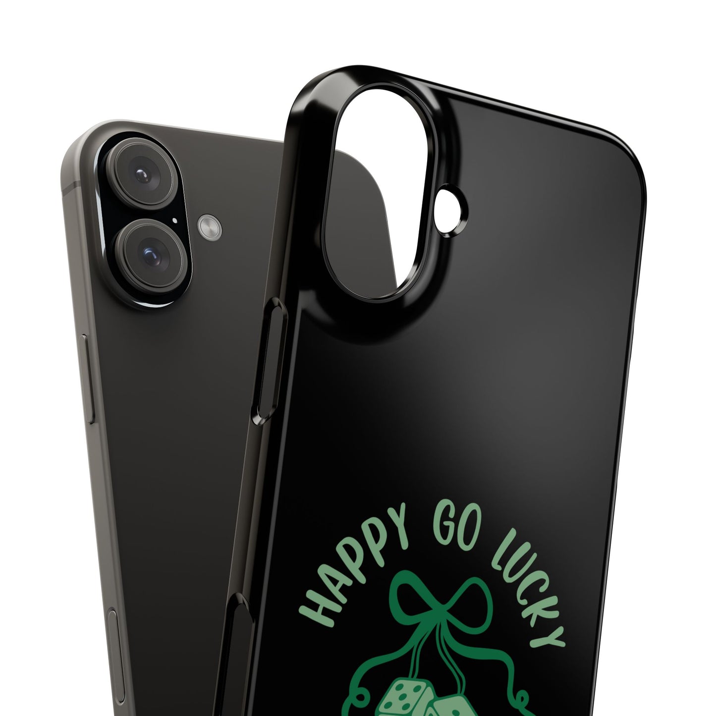 Happy Go Lucky Slim Phone Cases