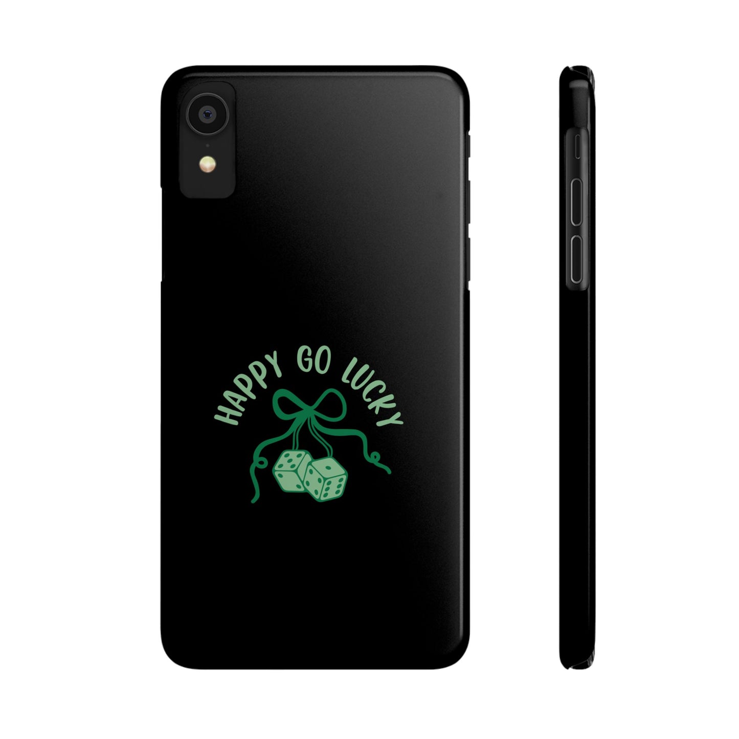 Happy Go Lucky Slim Phone Cases
