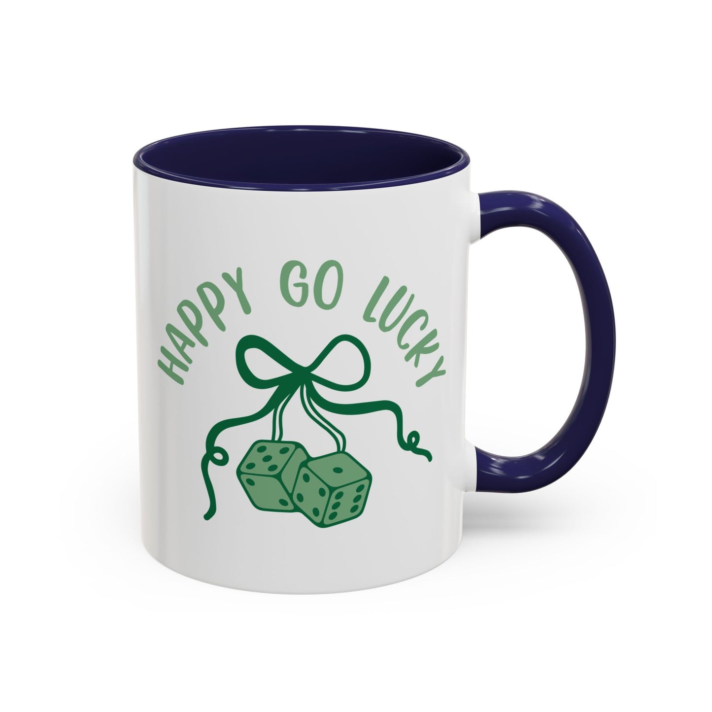 Happy Go Lucky Accent Coffee Mug