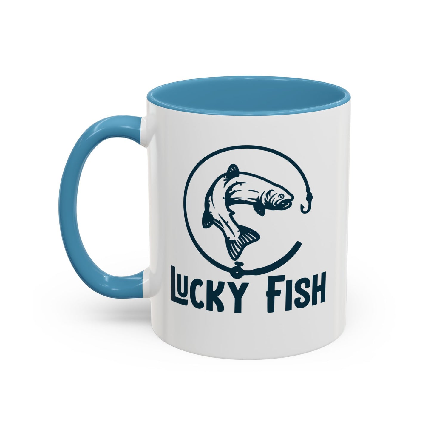 Lucky Fish Accent Coffee Mug