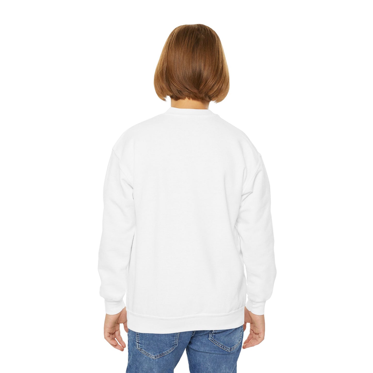 Lucky Clover Youth Crewneck Sweatshirt | St. Patrick's Day, Irish Pride, Casual Wear, Gift for Kids, Unisex Sweatshirt