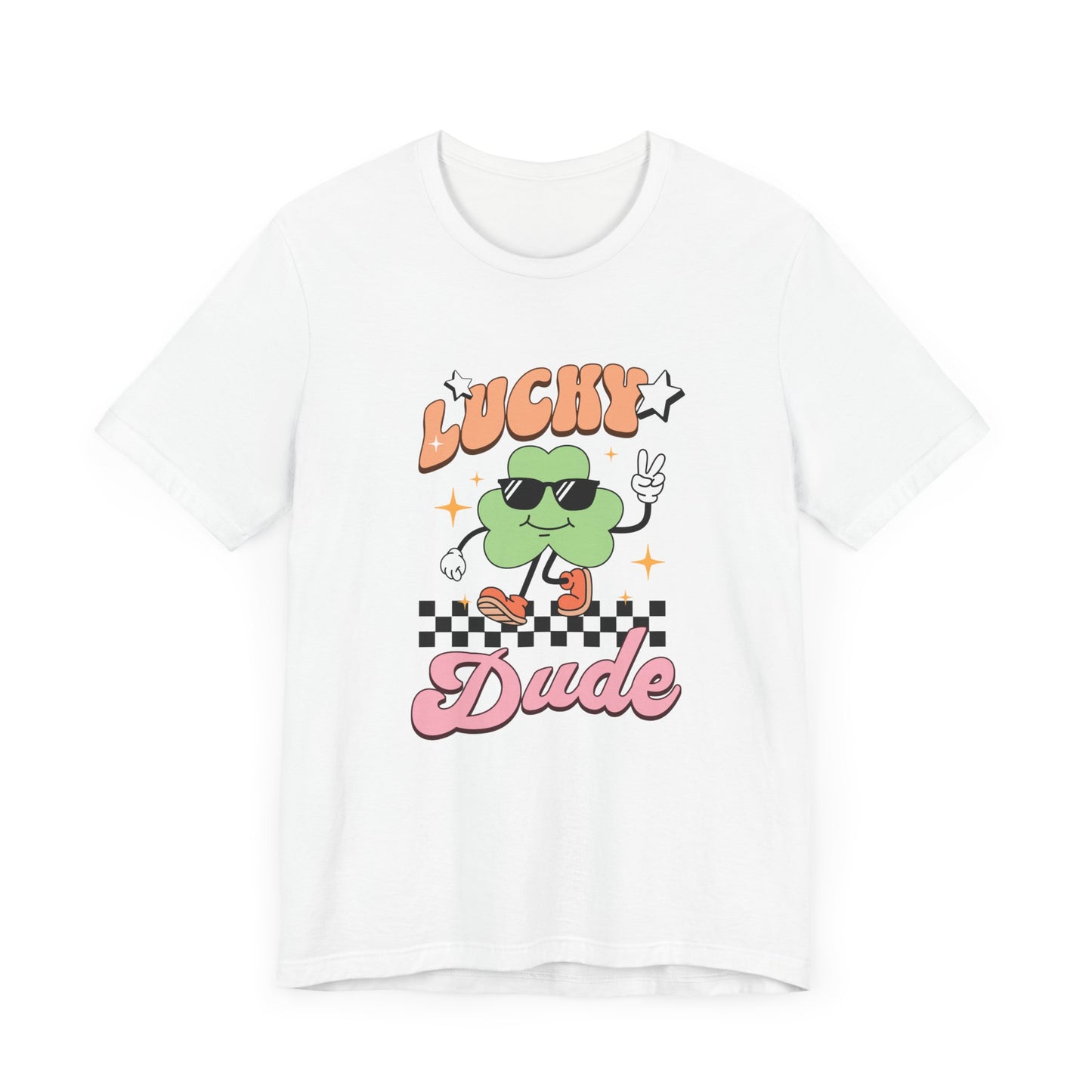 Lucky Dad Unisex Jersey Short Sleeve Tee