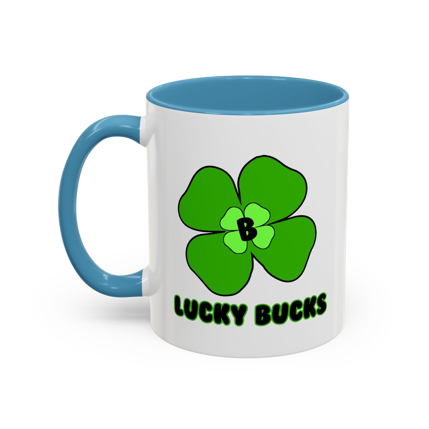 Lucky Bucks Accent Coffee Mug