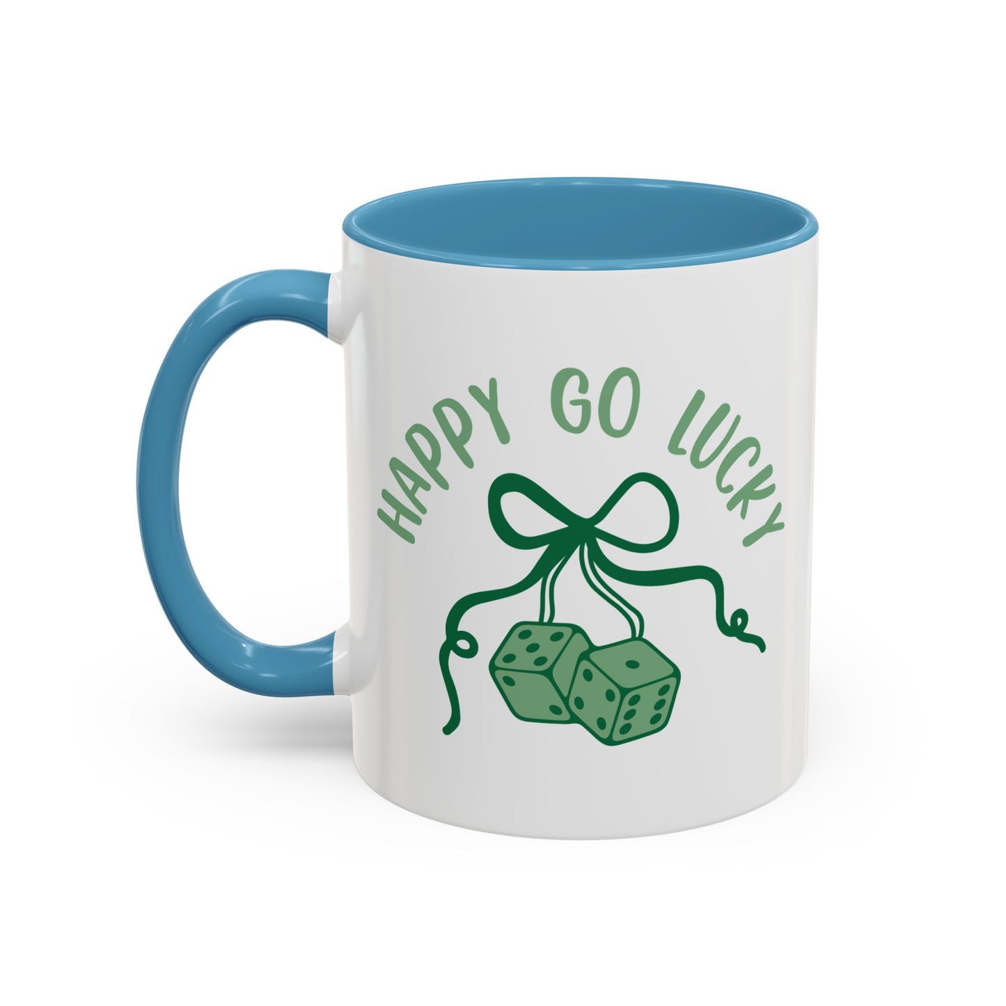 Happy Go Lucky Accent Coffee Mug