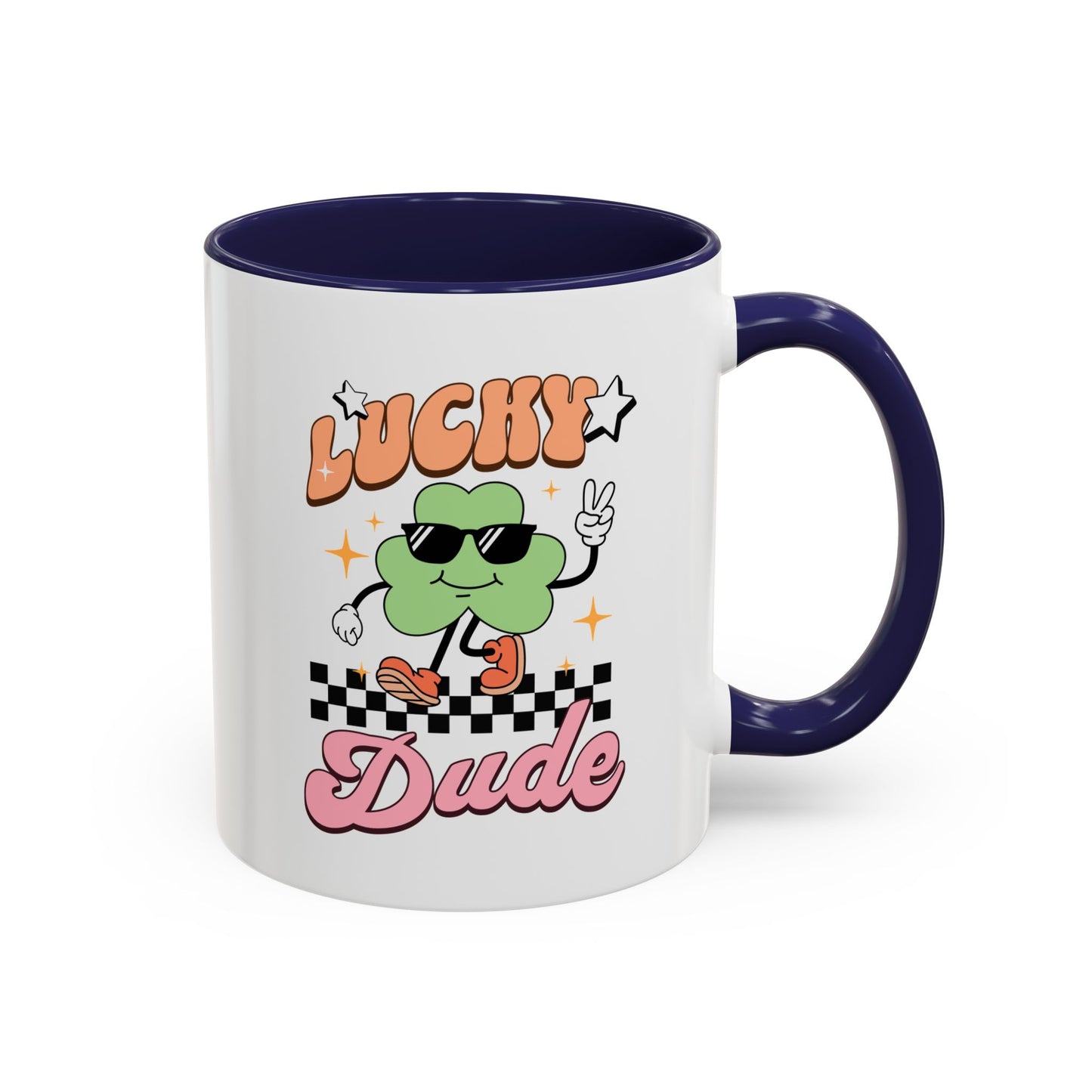 Lucky Dude Accent Coffee Mug