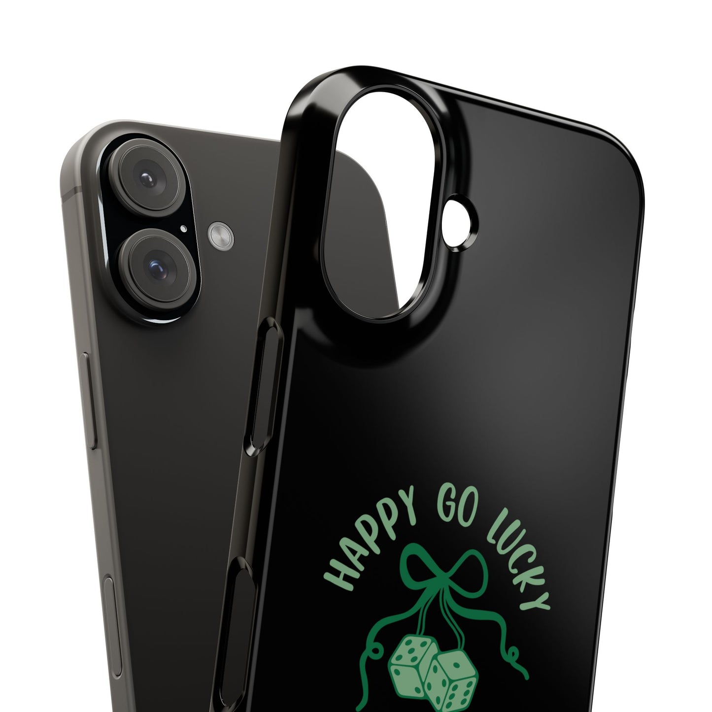 Happy Go Lucky Slim Phone Cases