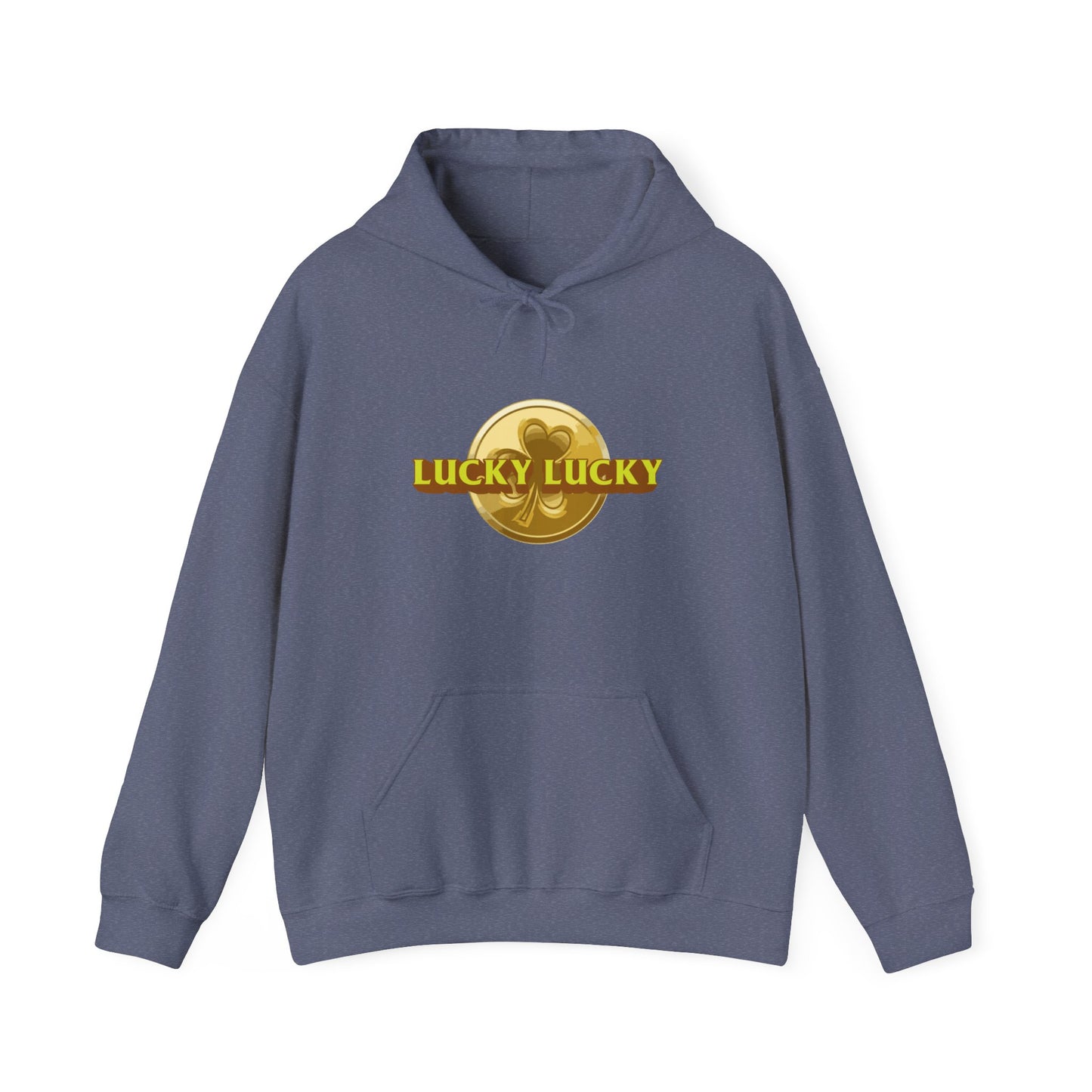 Lucky Lucky Unisex Heavy Blend™ Hooded Sweatshirt - Perfect for Cozy Celebrations