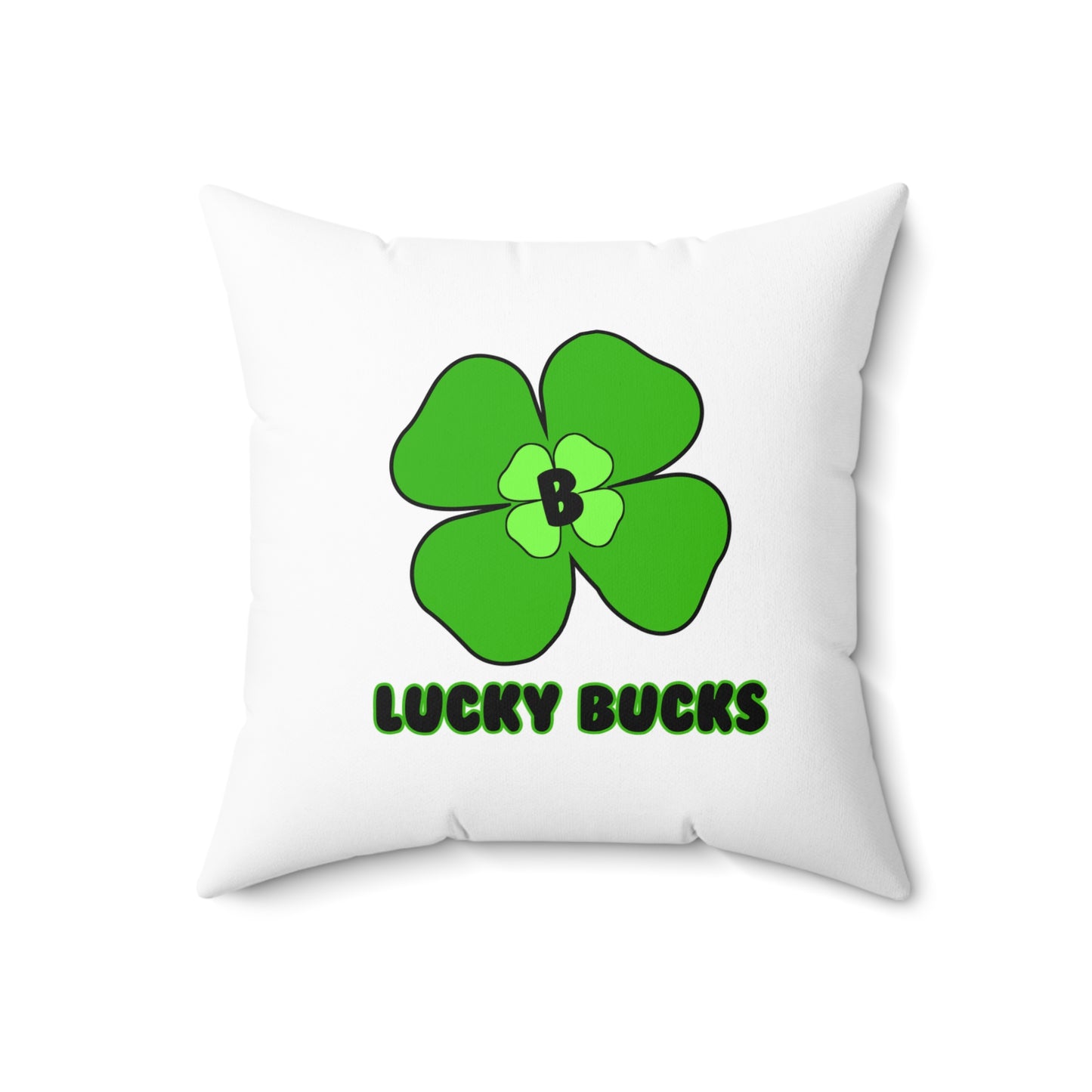 Lucky Baaz Spun Polyester Square Pillow