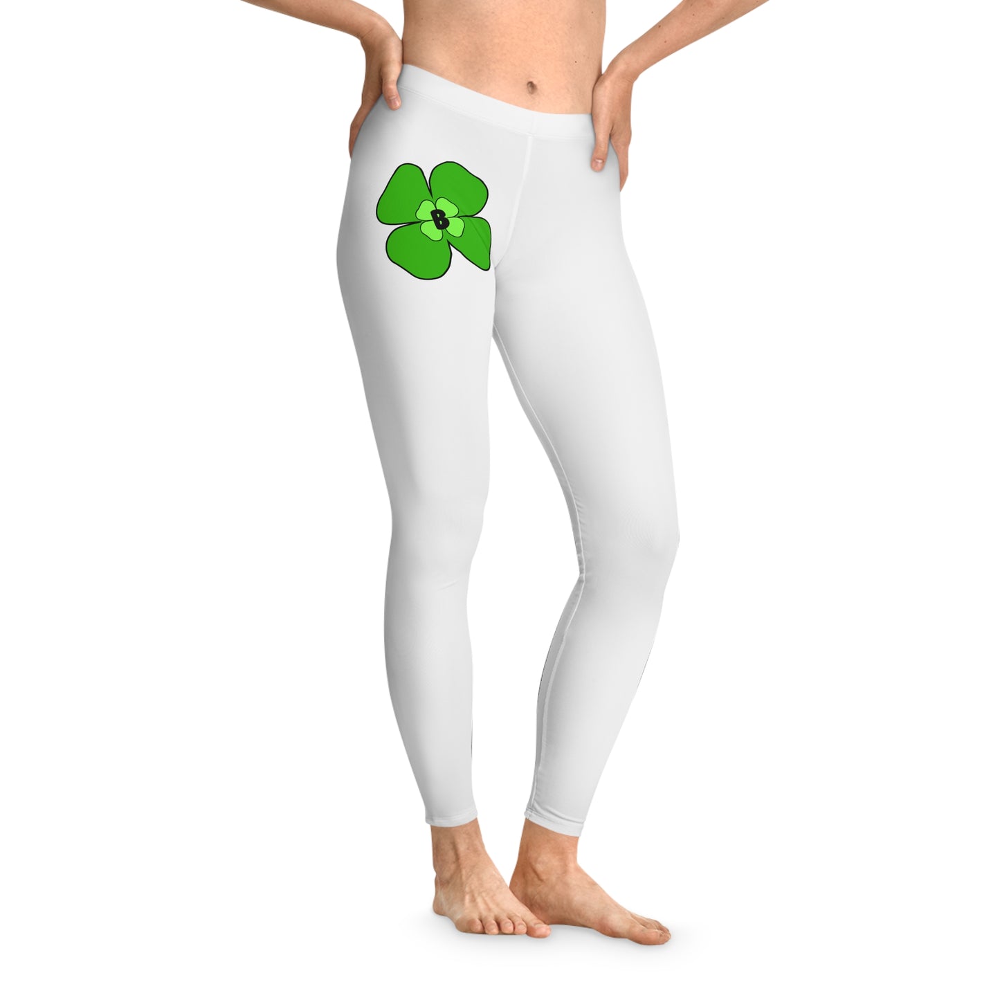 Lucky Bucks Stretchy Leggings (AOP)