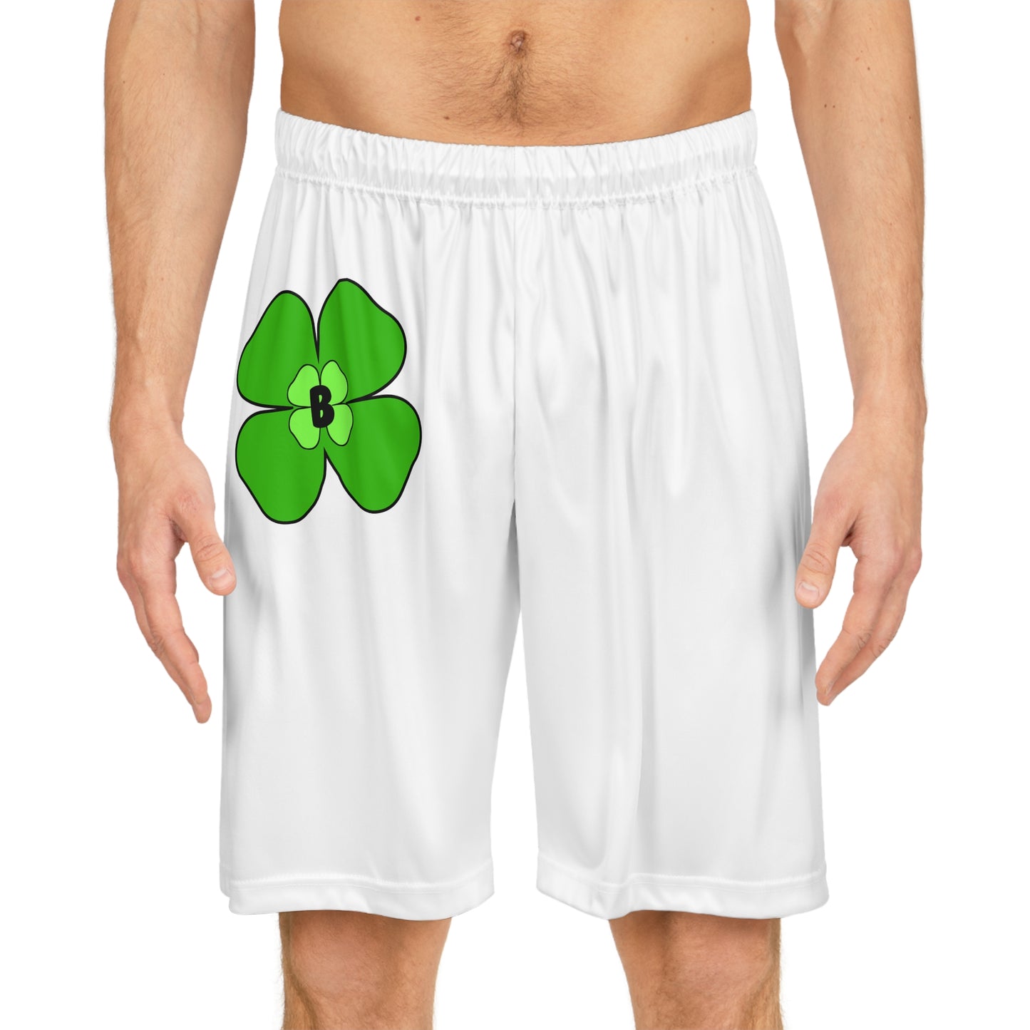 Lucky Bucks Basketball Shorts (AOP)