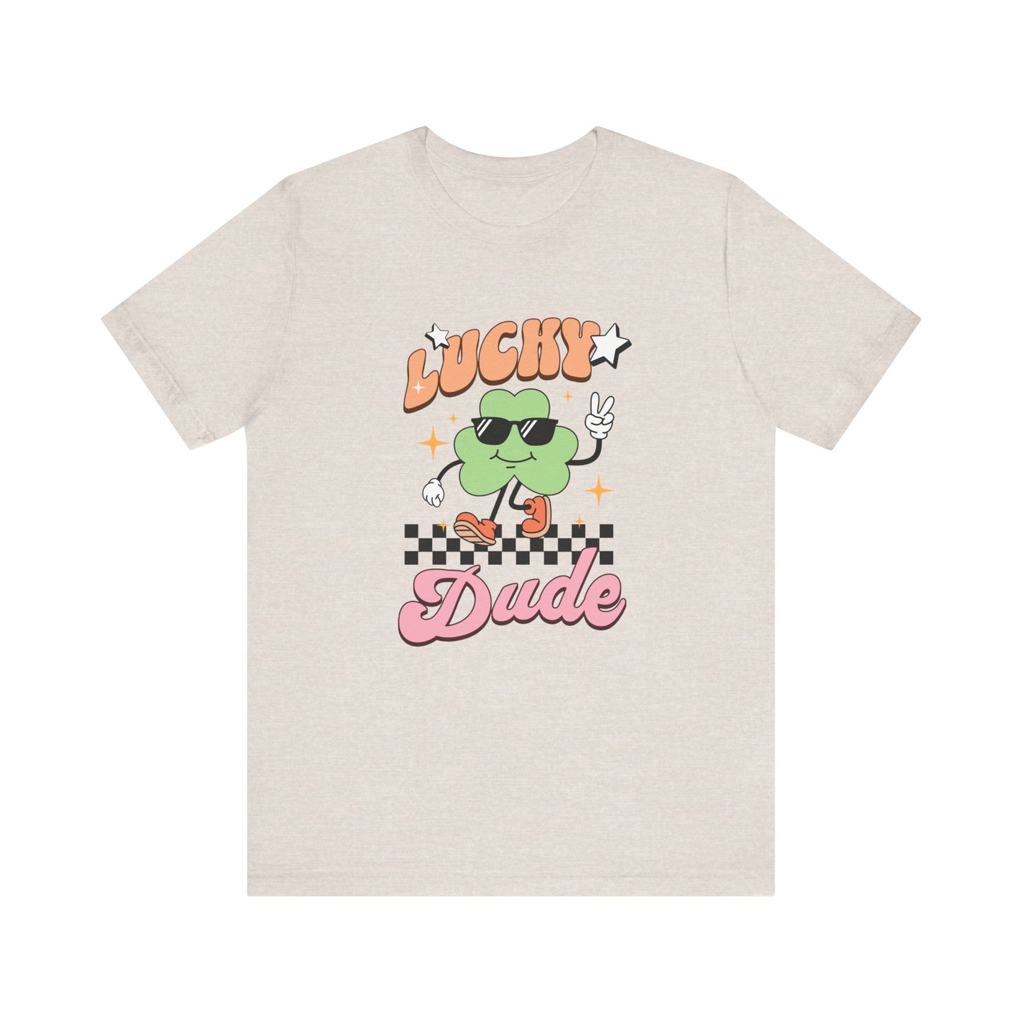 Lucky Dad Unisex Jersey Short Sleeve Tee