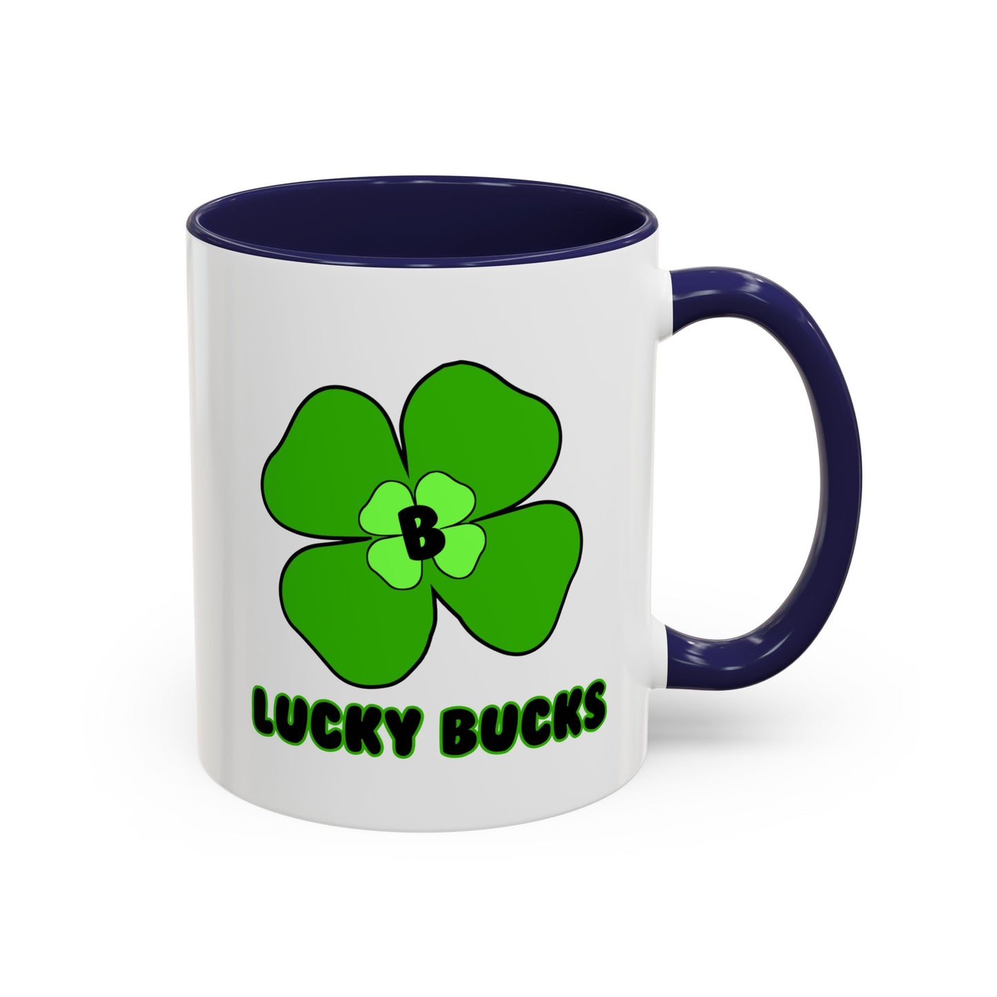 Lucky Bucks Accent Coffee Mug