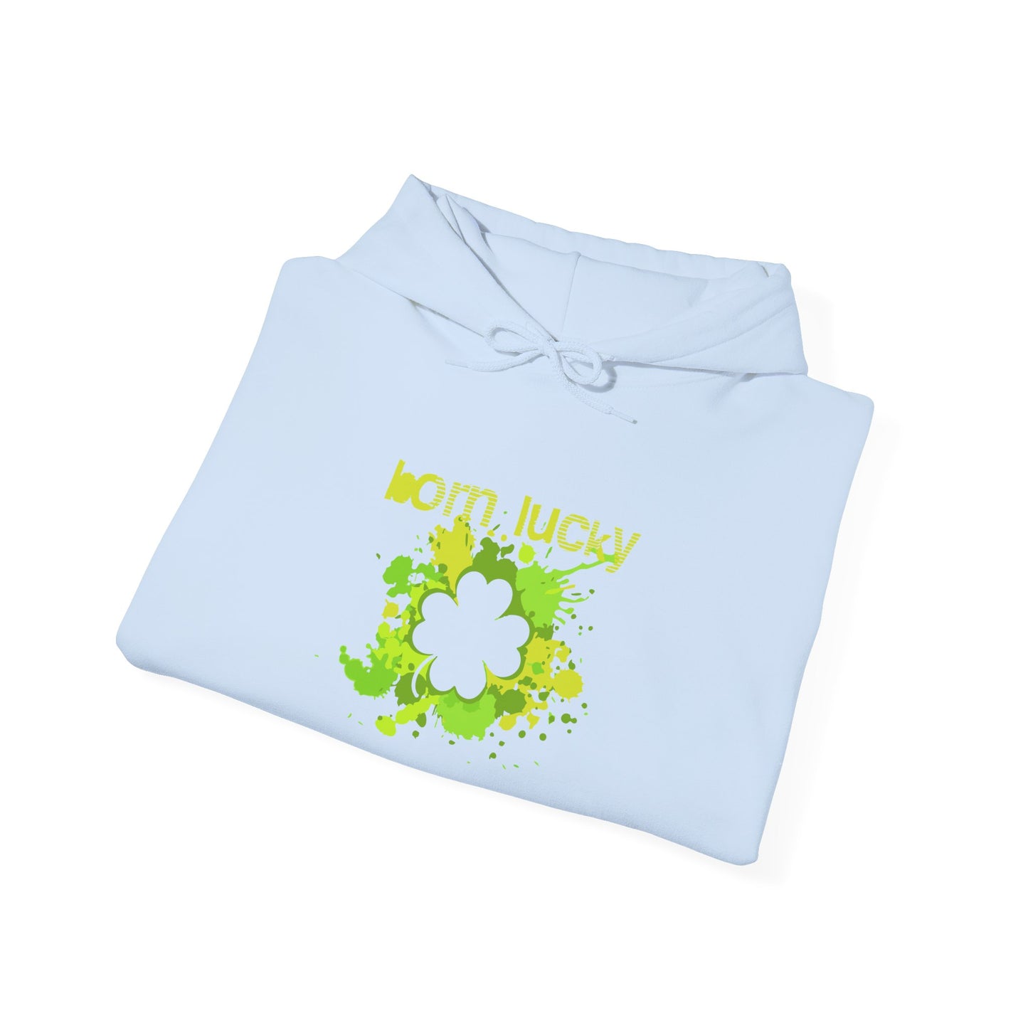 Born Lucky Unisex Heavy Blend Hoodie - St. Patrick's Day Sweatshirt