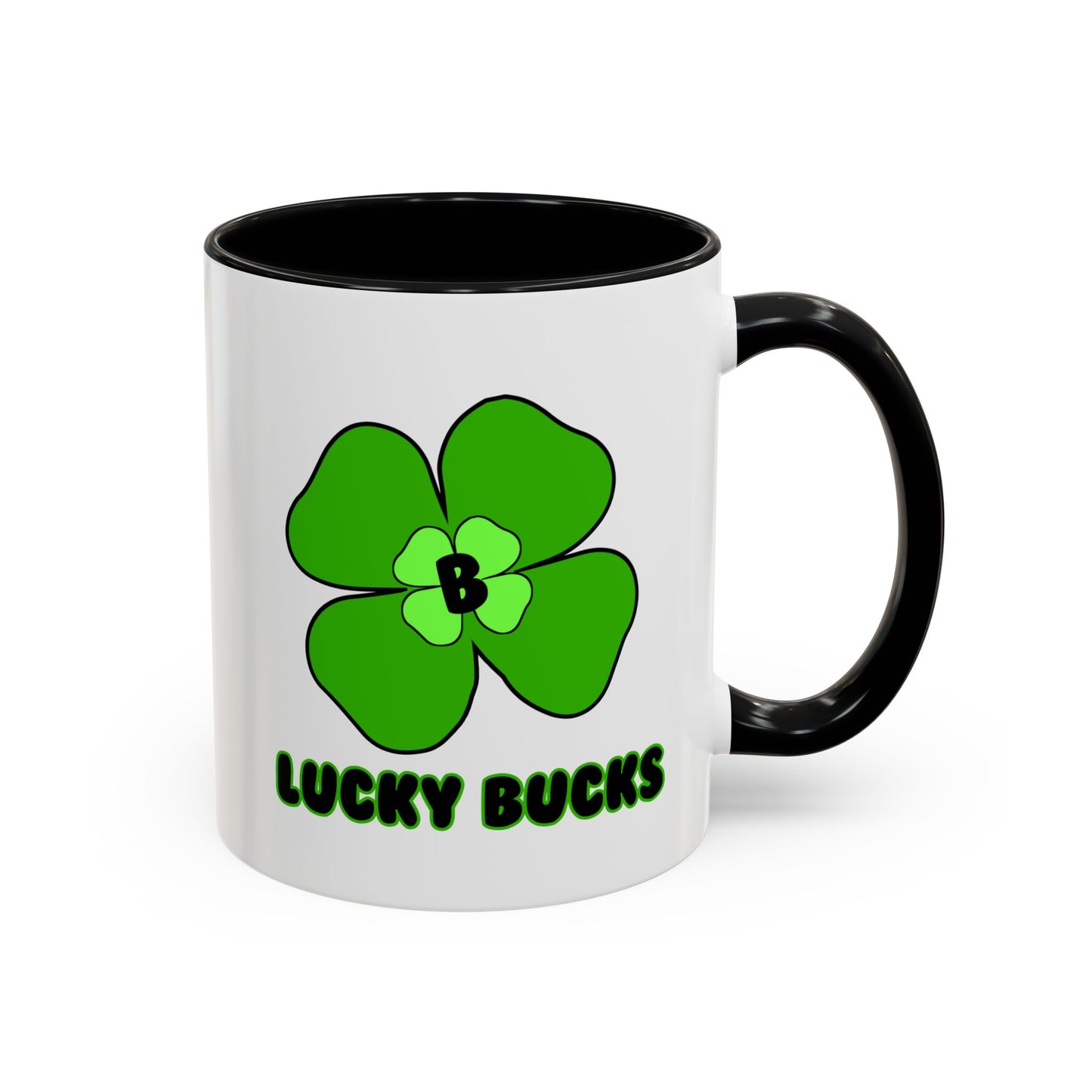 Lucky Bucks Accent Coffee Mug