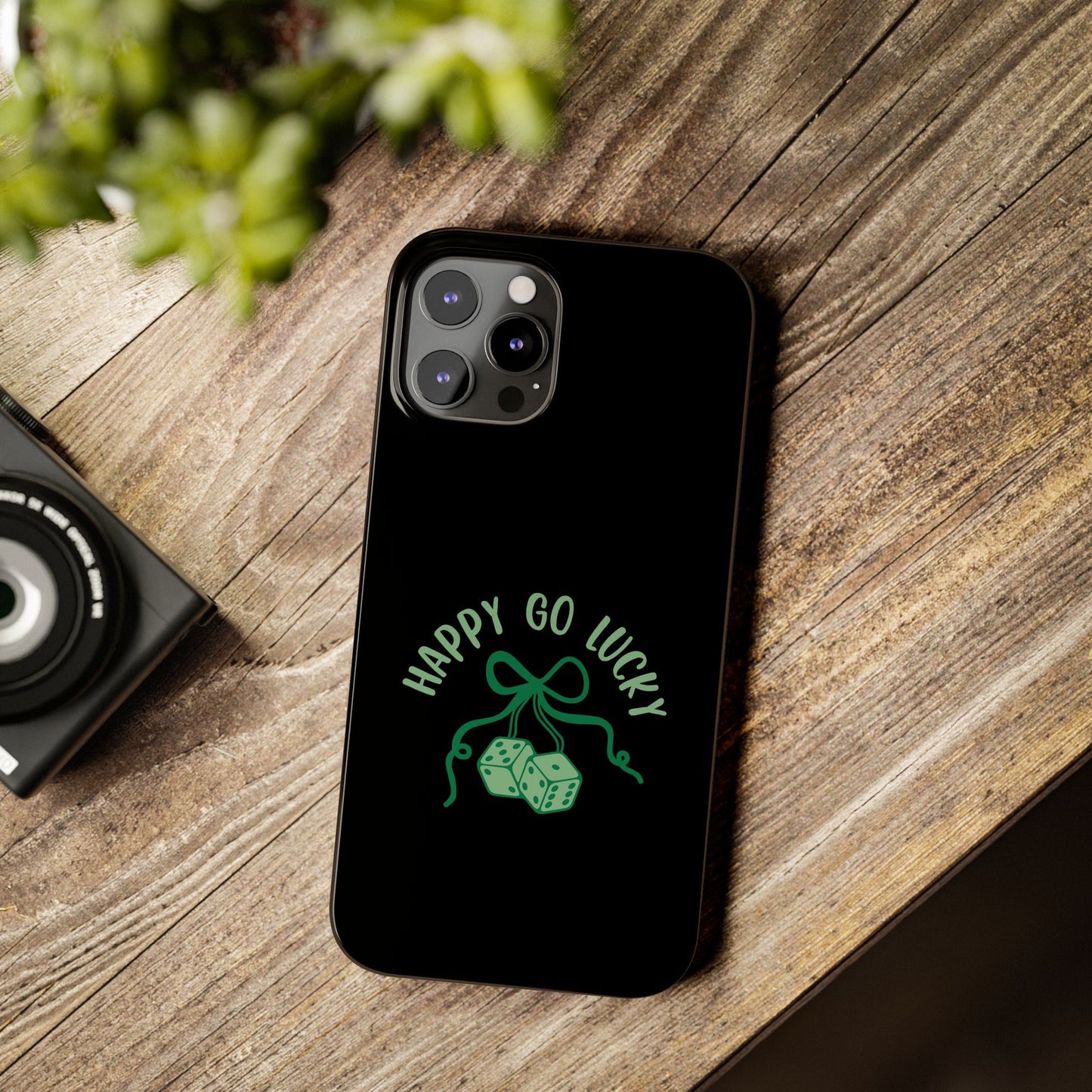 Happy Go Lucky Slim Phone Cases