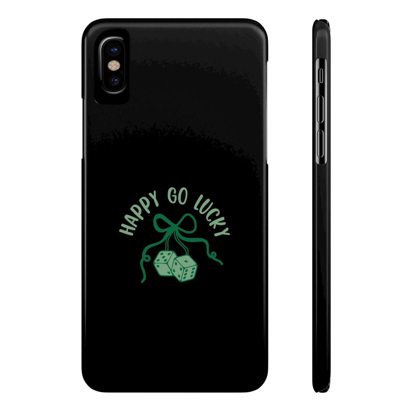 Happy Go Lucky Slim Phone Cases
