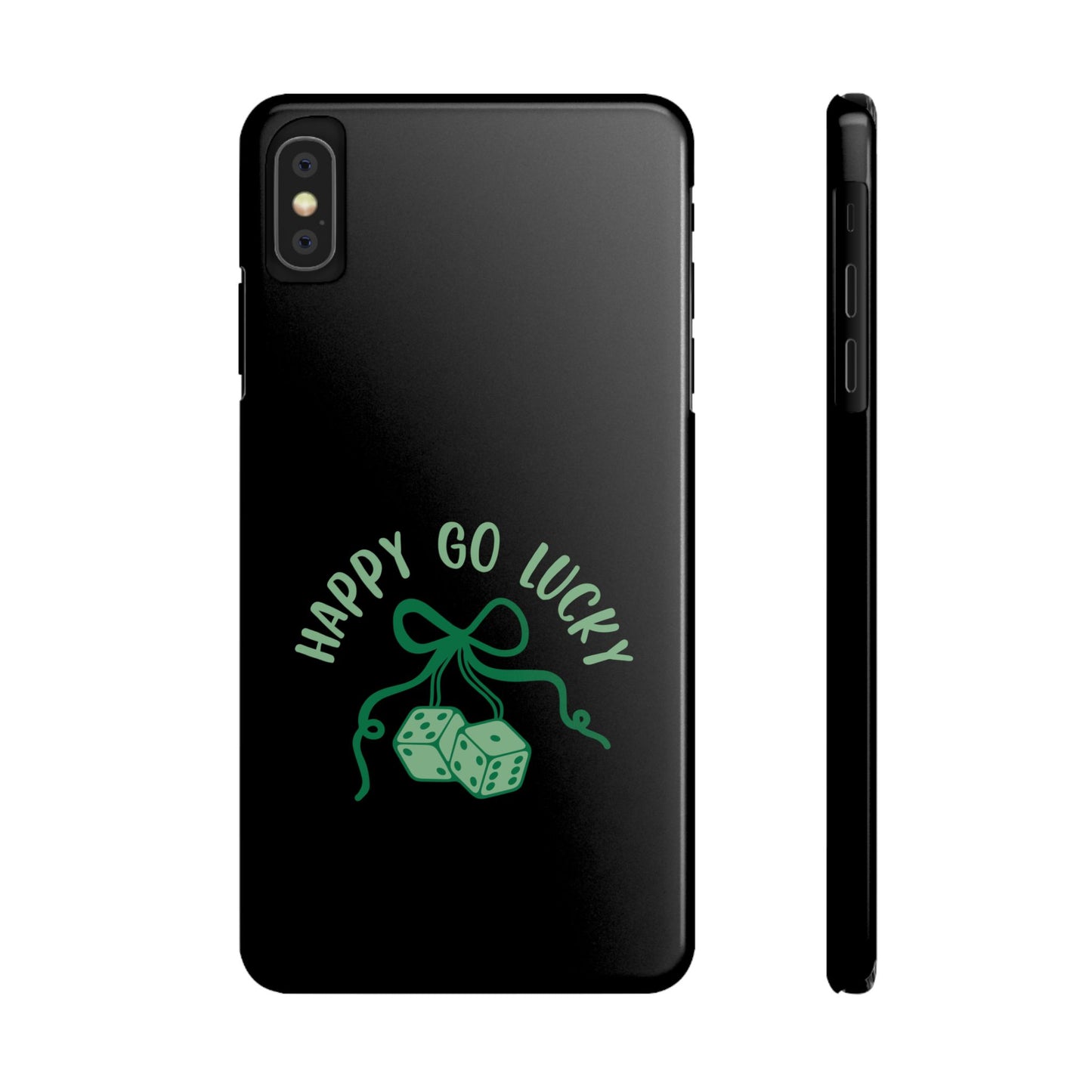 Happy Go Lucky Slim Phone Cases