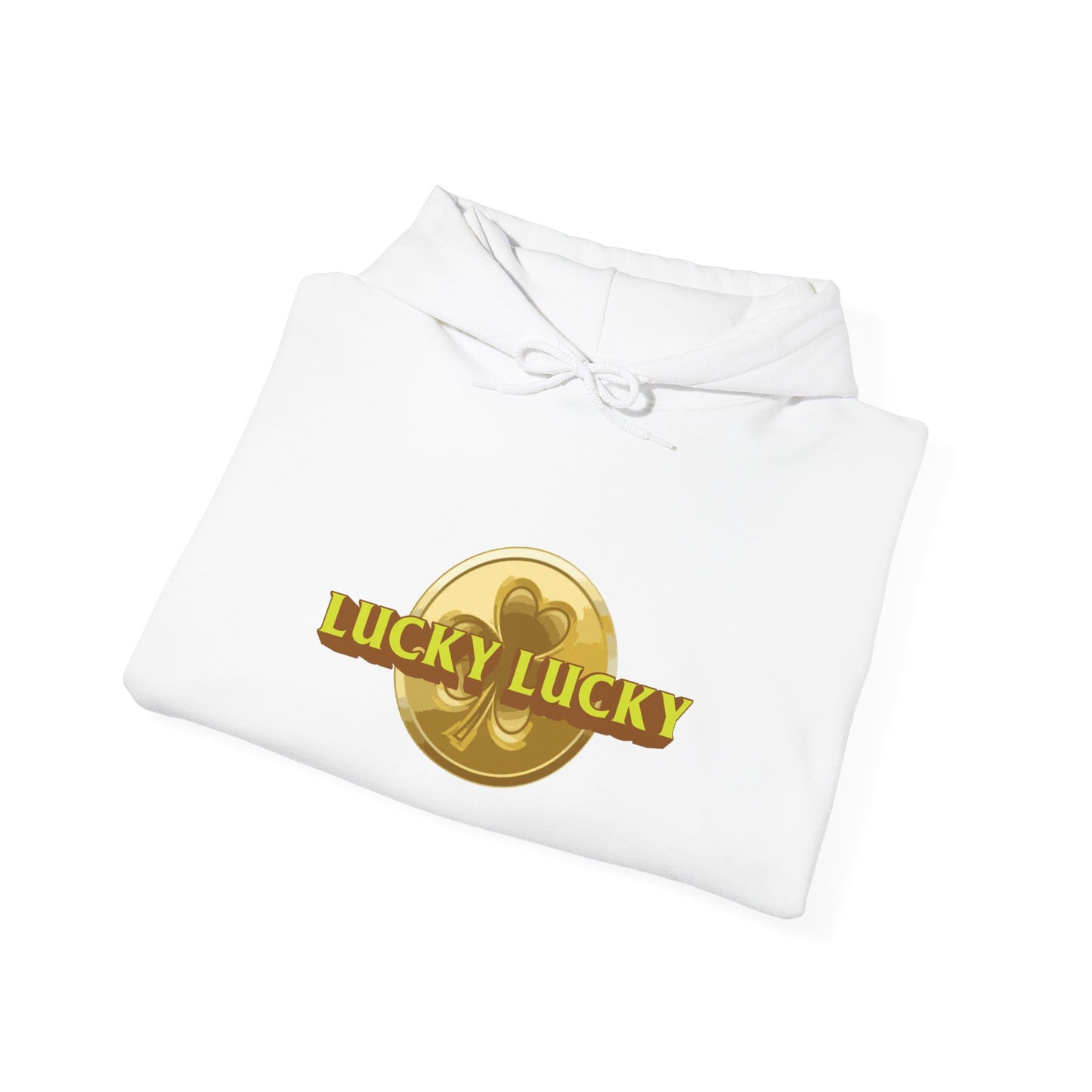 Lucky Lucky Unisex Heavy Blend™ Hooded Sweatshirt - Perfect for Cozy Celebrations