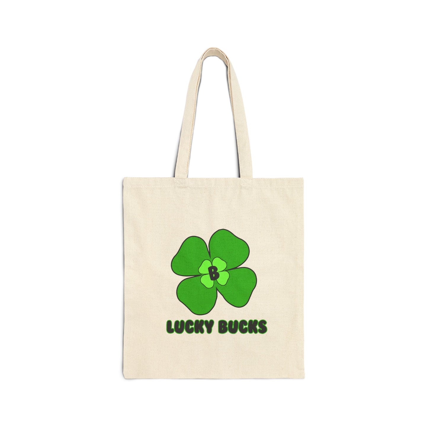Lucky Bucks Cotton Canvas Tote Bag