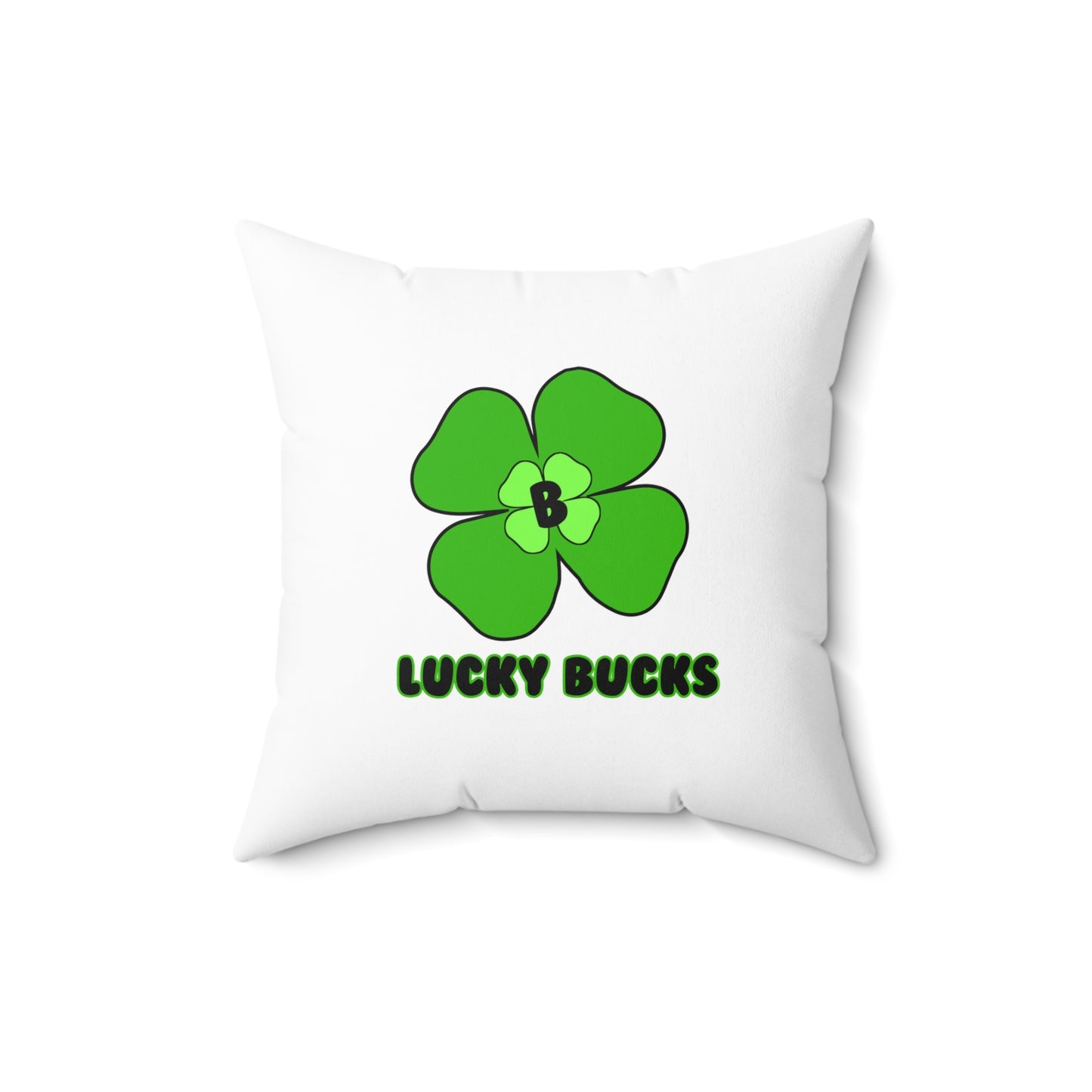 Lucky Baaz Spun Polyester Square Pillow