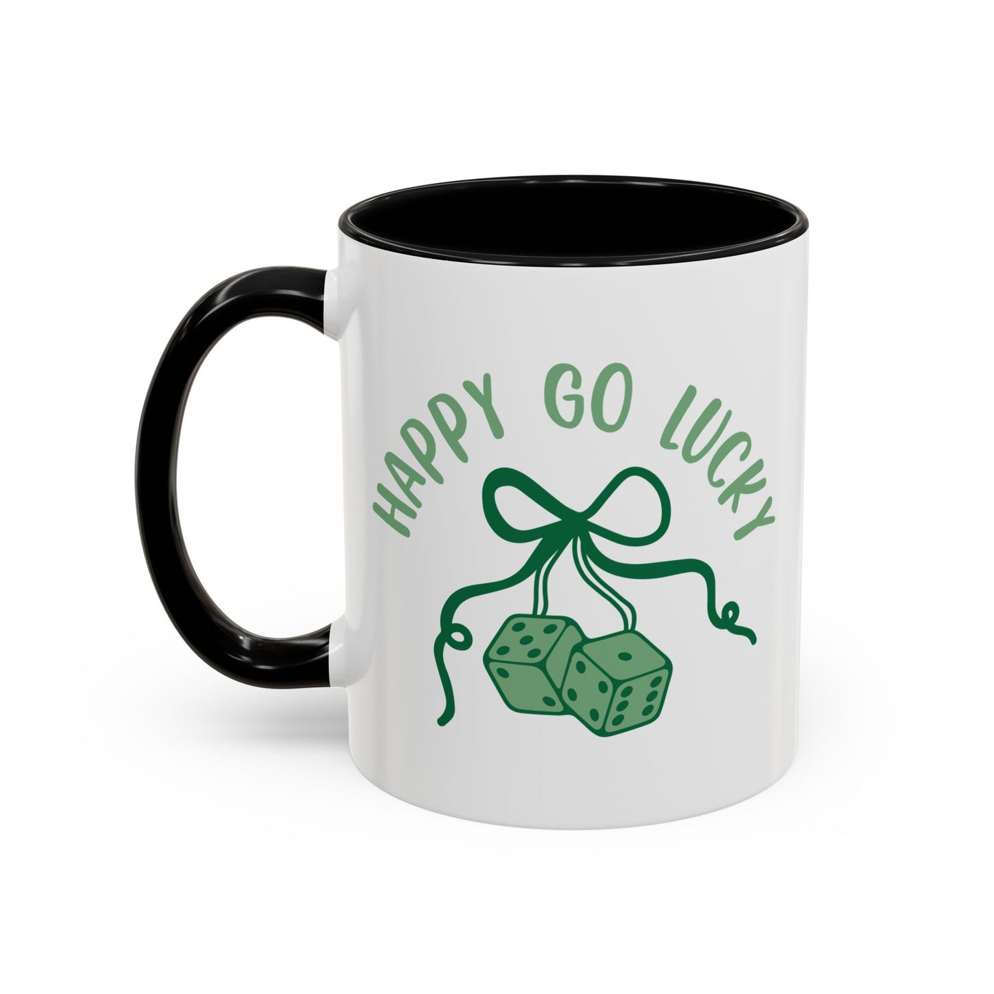 Happy Go Lucky Accent Coffee Mug