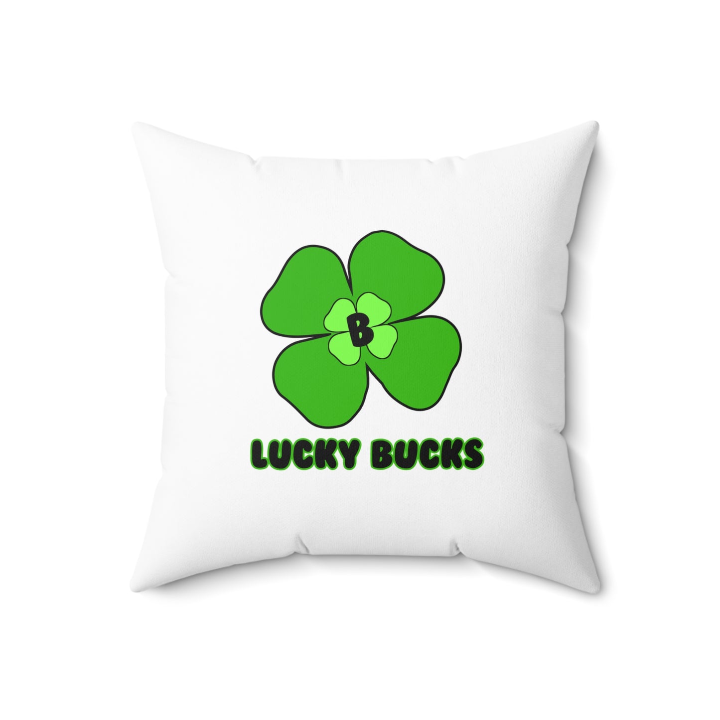 Lucky Baaz Spun Polyester Square Pillow