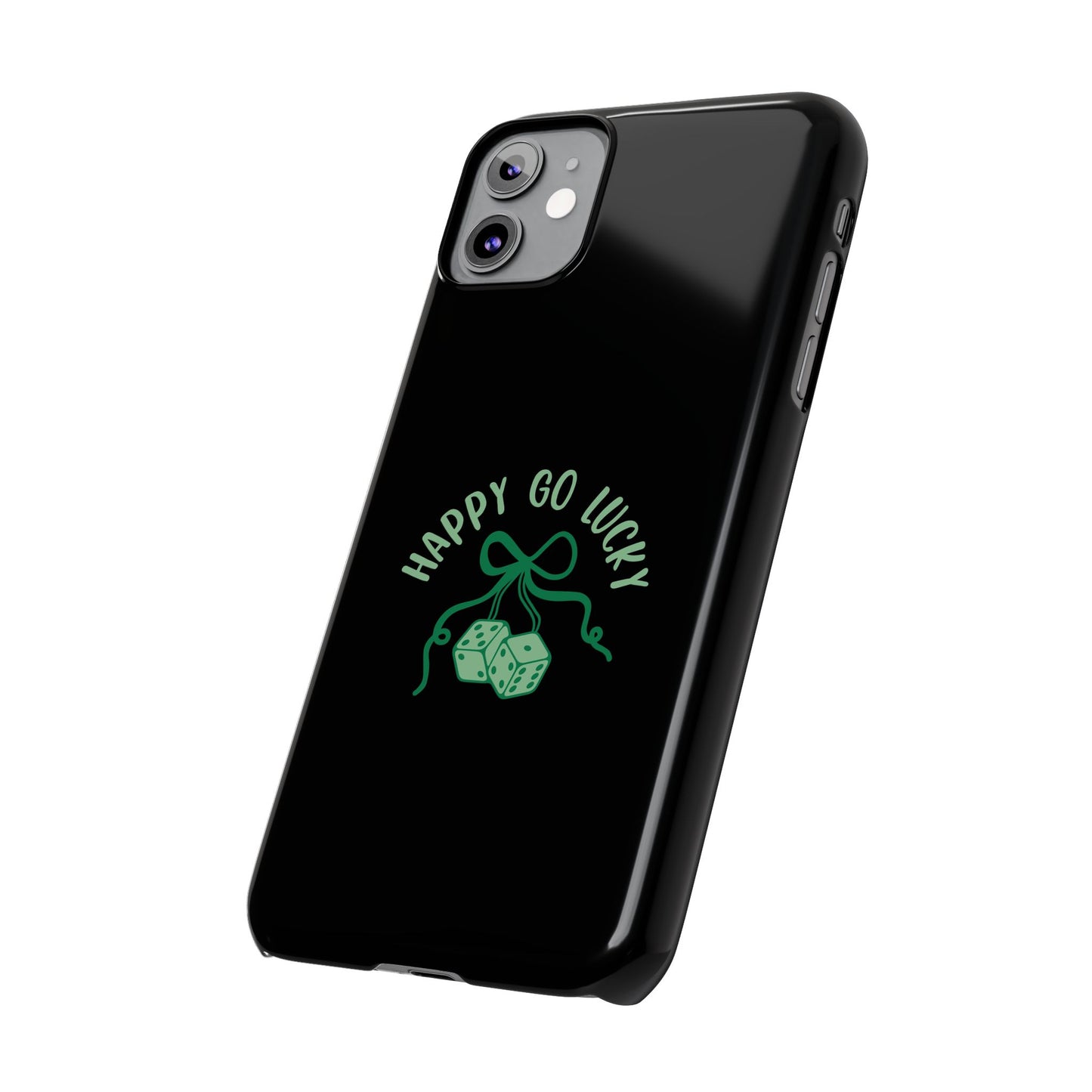 Happy Go Lucky Slim Phone Cases