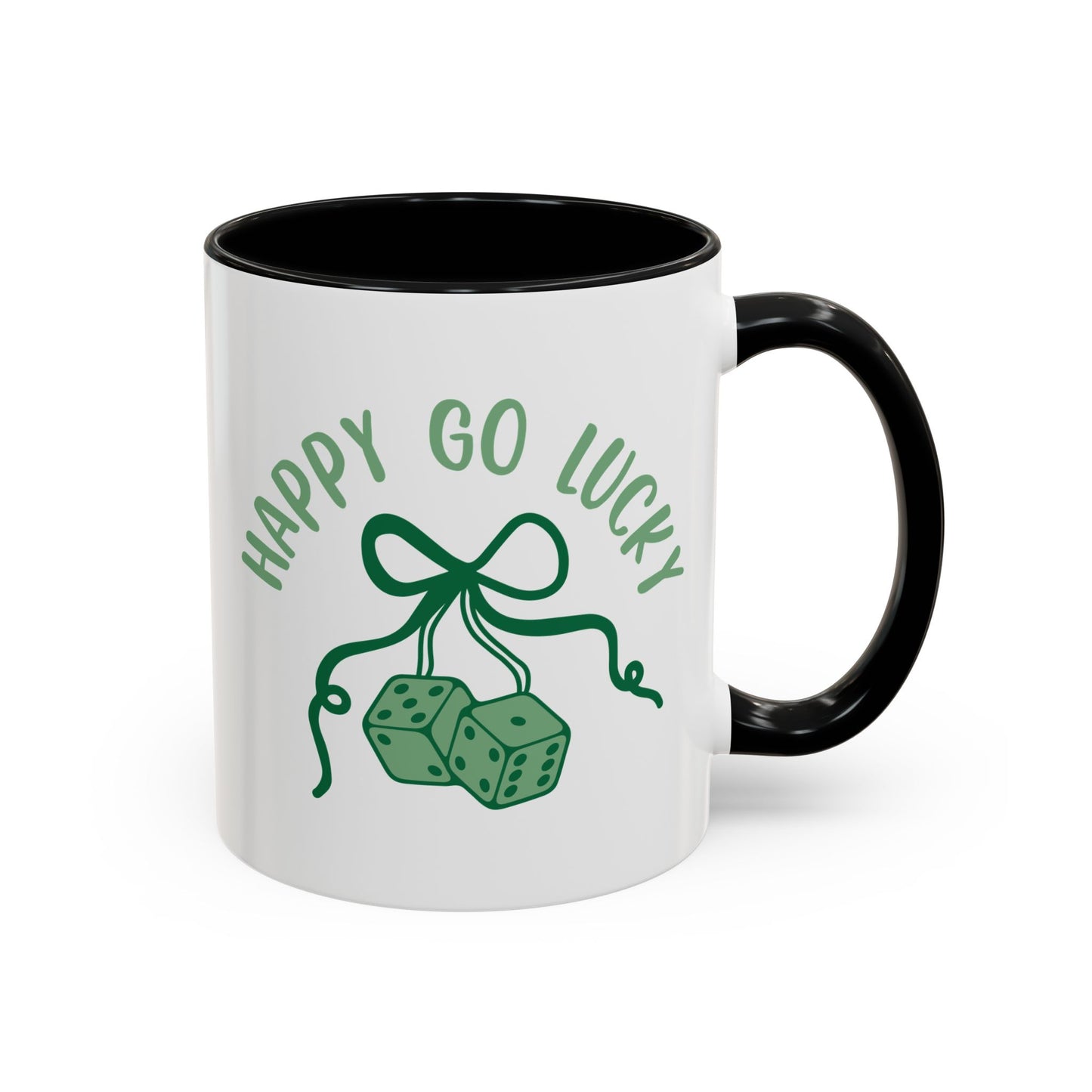 Happy Go Lucky Accent Coffee Mug