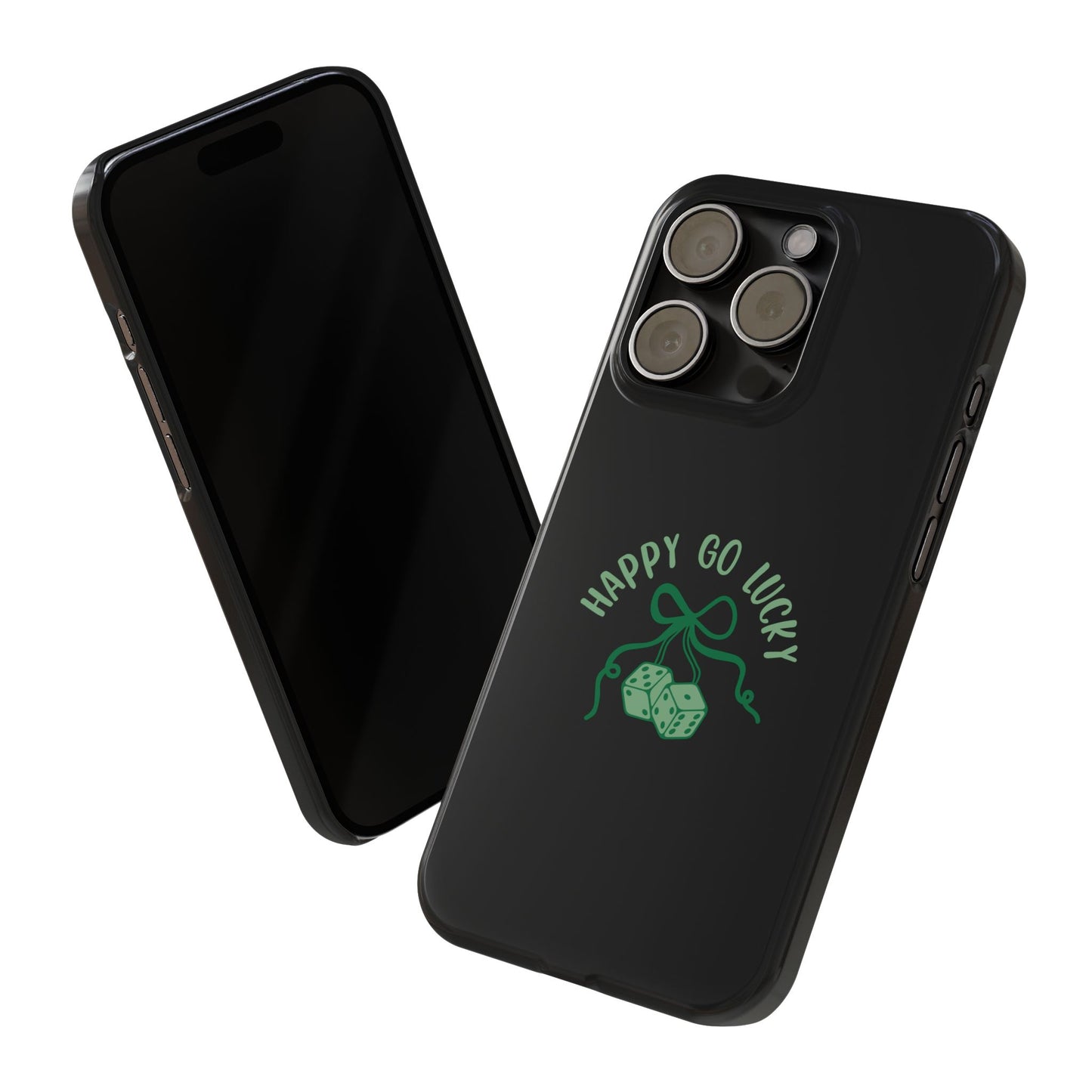 Happy Go Lucky Slim Phone Cases