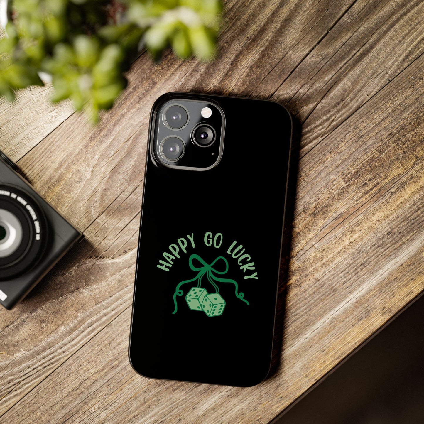 Happy Go Lucky Slim Phone Cases