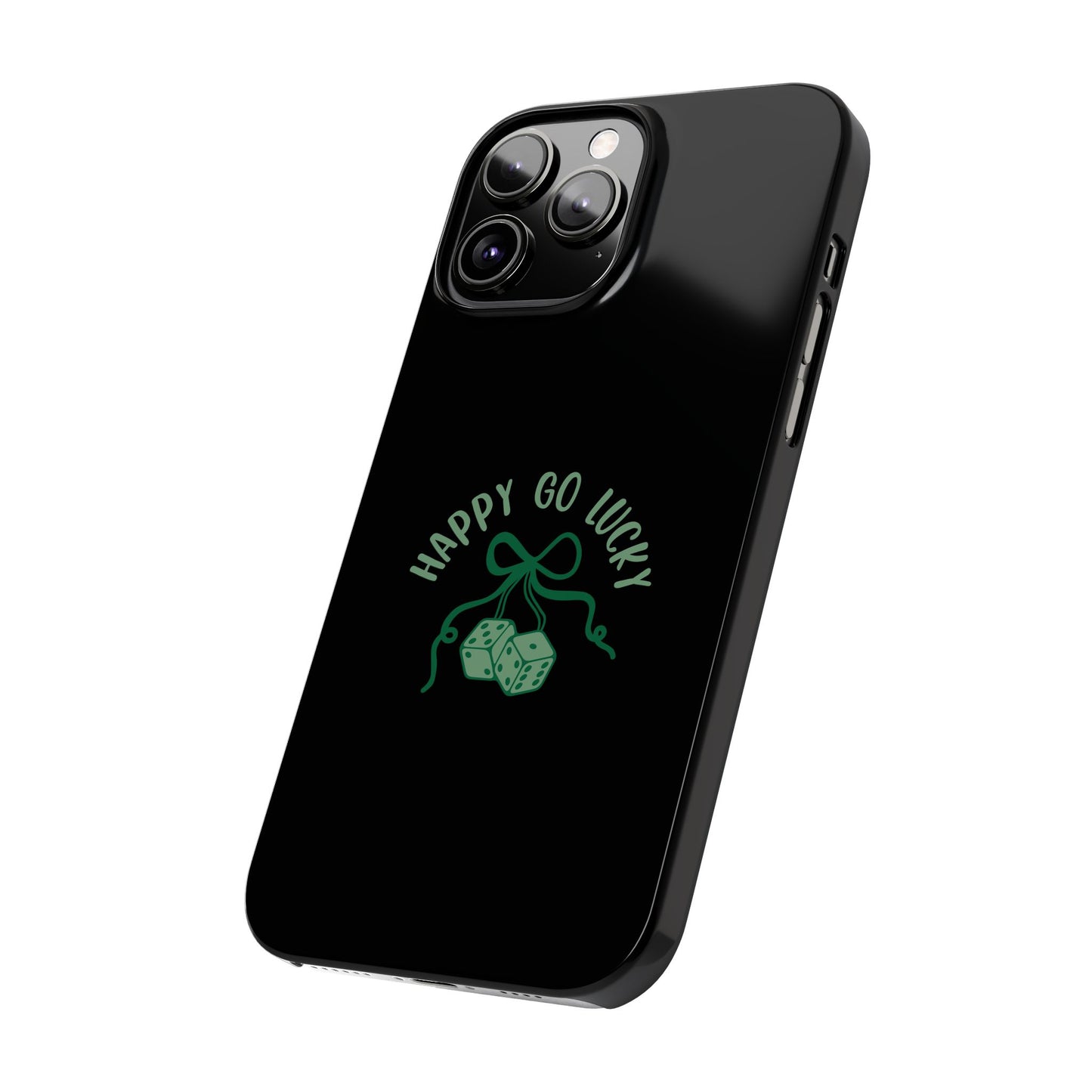 Happy Go Lucky Slim Phone Cases