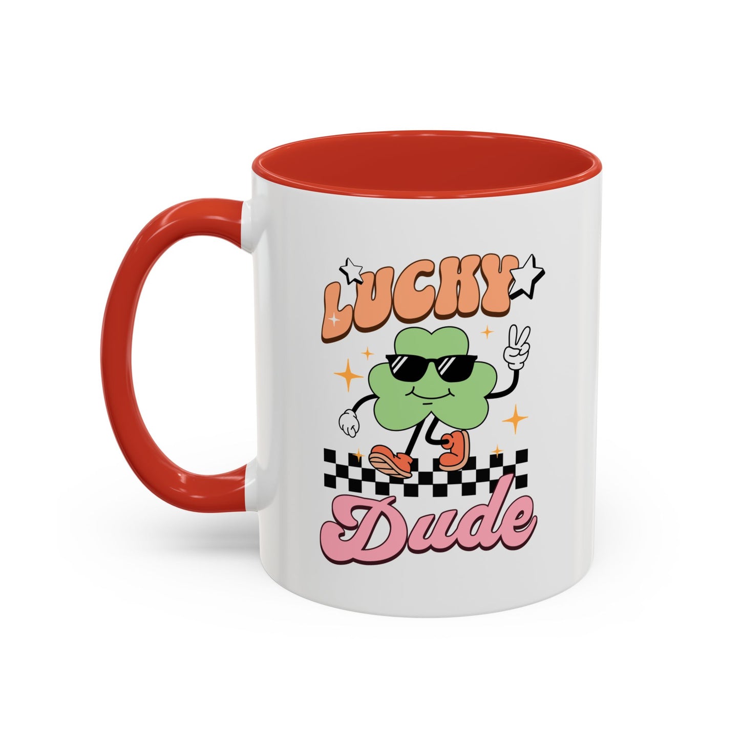 Lucky Dude Accent Coffee Mug
