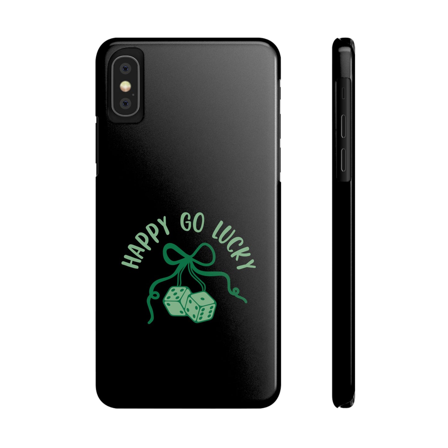 Happy Go Lucky Slim Phone Cases