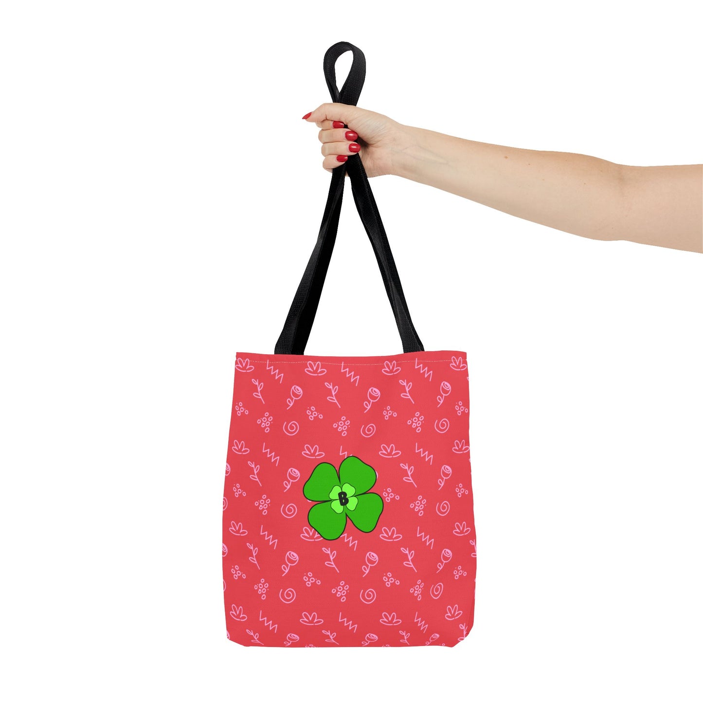Bright Floral Tote Bag - Eco-Friendly Shopping & Beach Companion