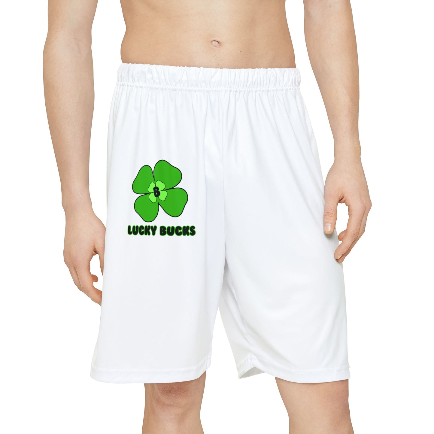 Lucky Bucks Men’s Sports Shorts (AOP)