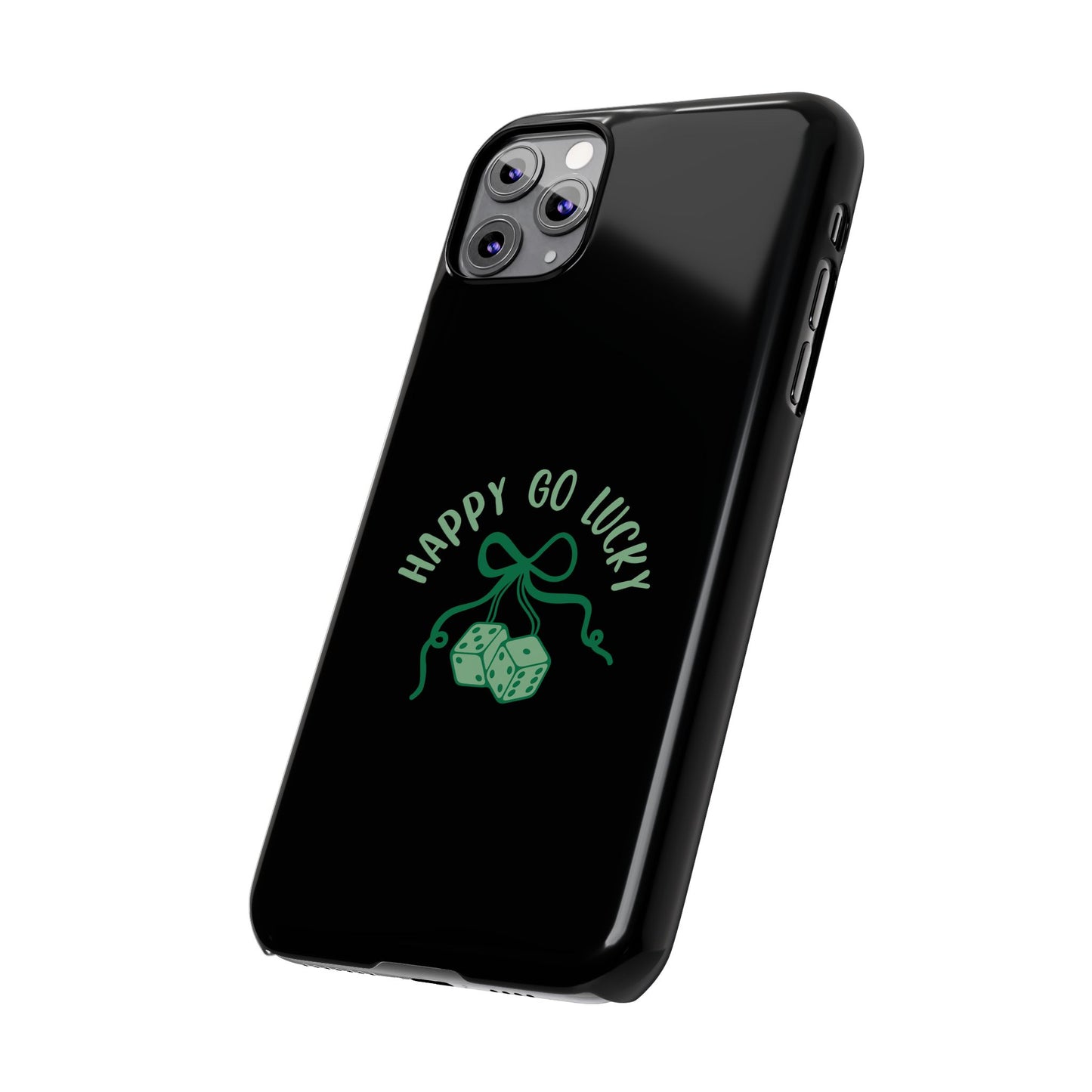 Happy Go Lucky Slim Phone Cases