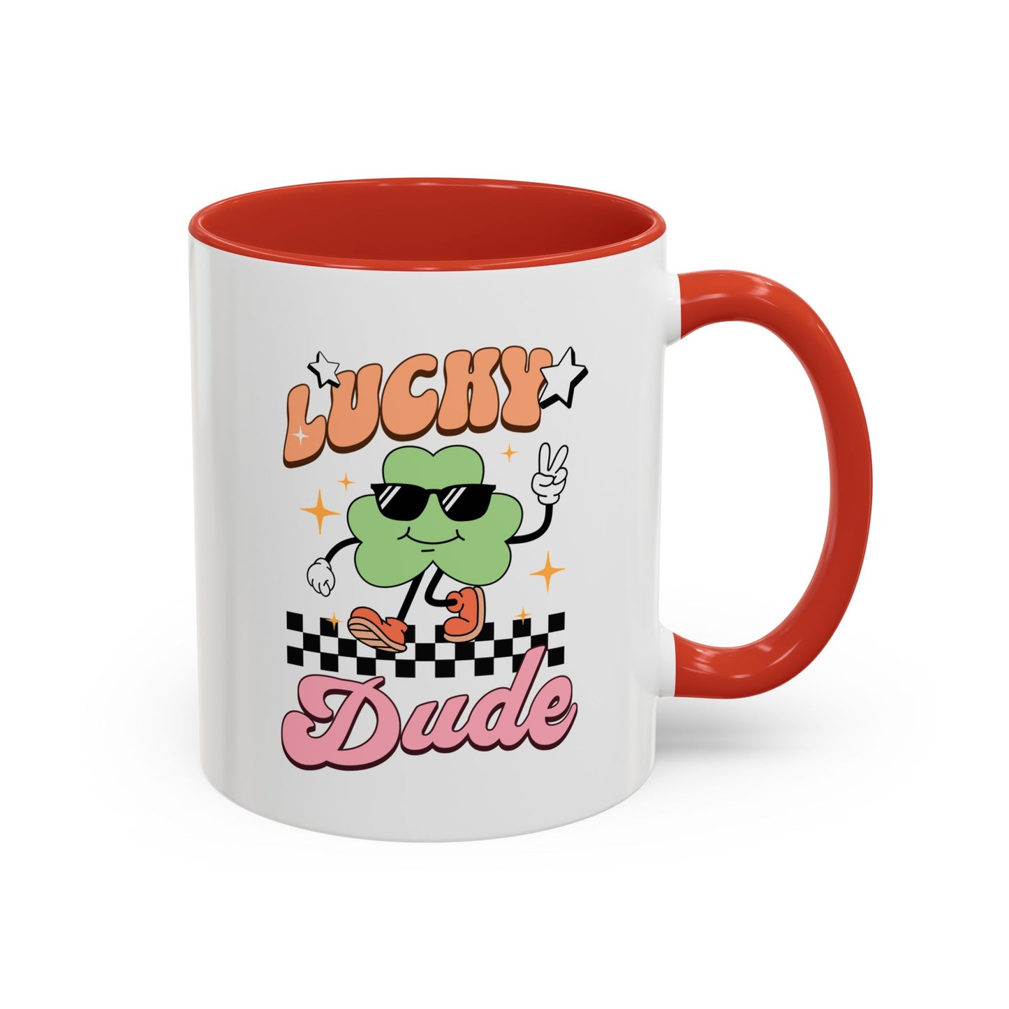 Lucky Dude Accent Coffee Mug