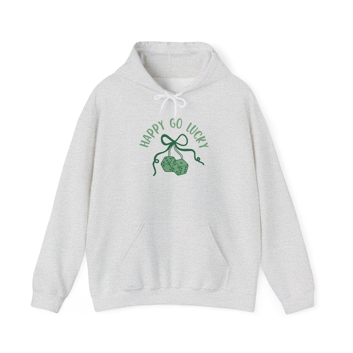 Happy Go Lucky Unisex Hooded Sweatshirt