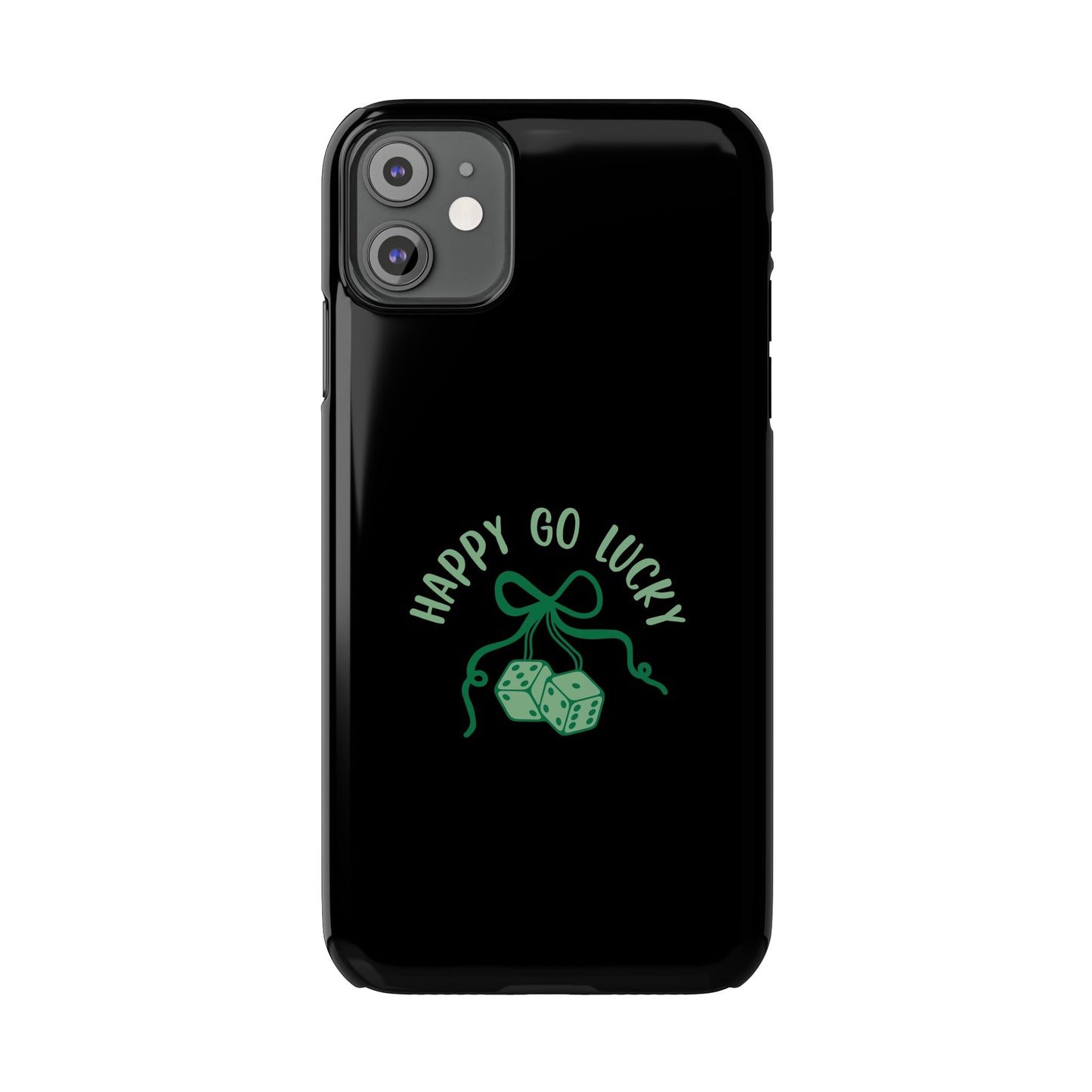 Happy Go Lucky Slim Phone Cases