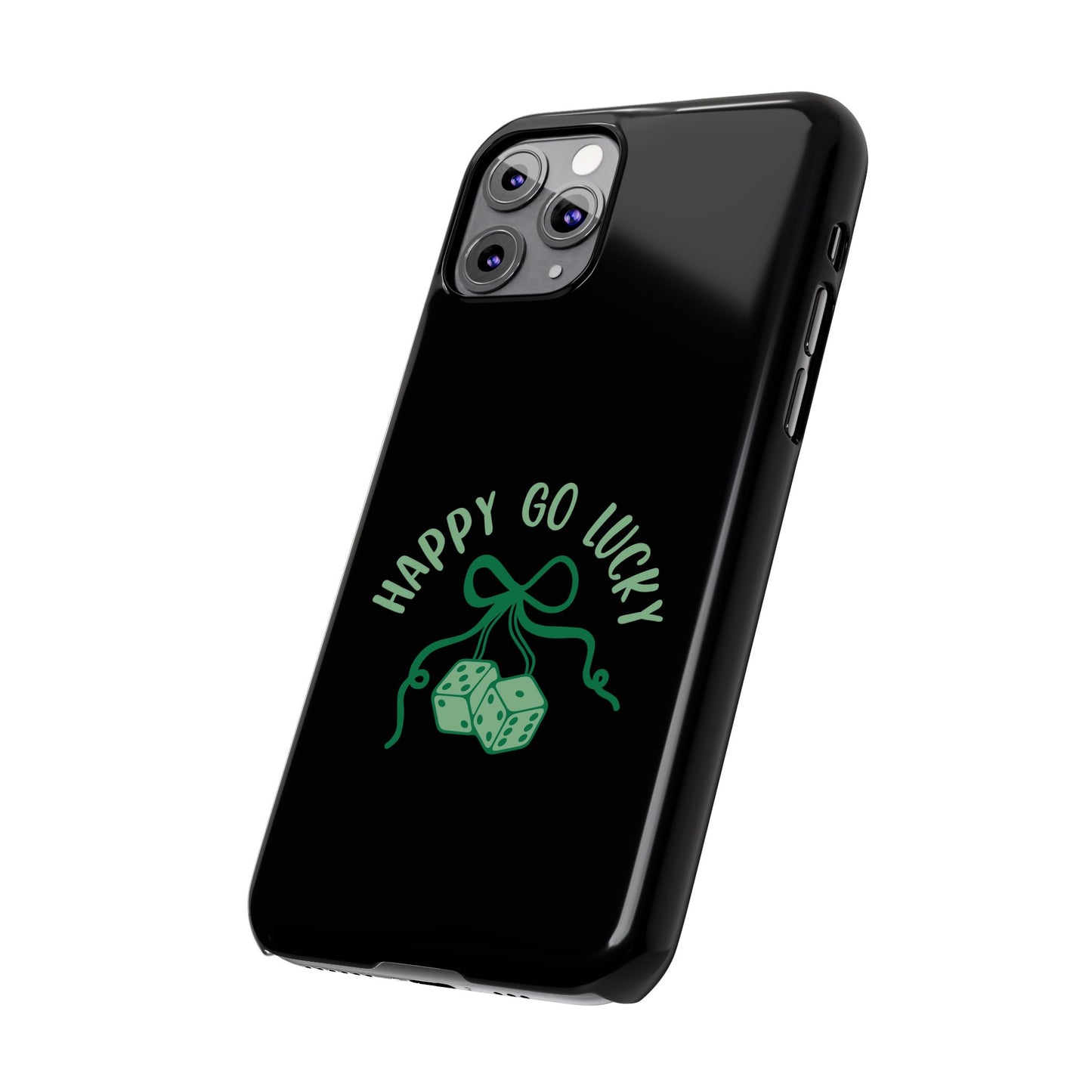 Happy Go Lucky Slim Phone Cases
