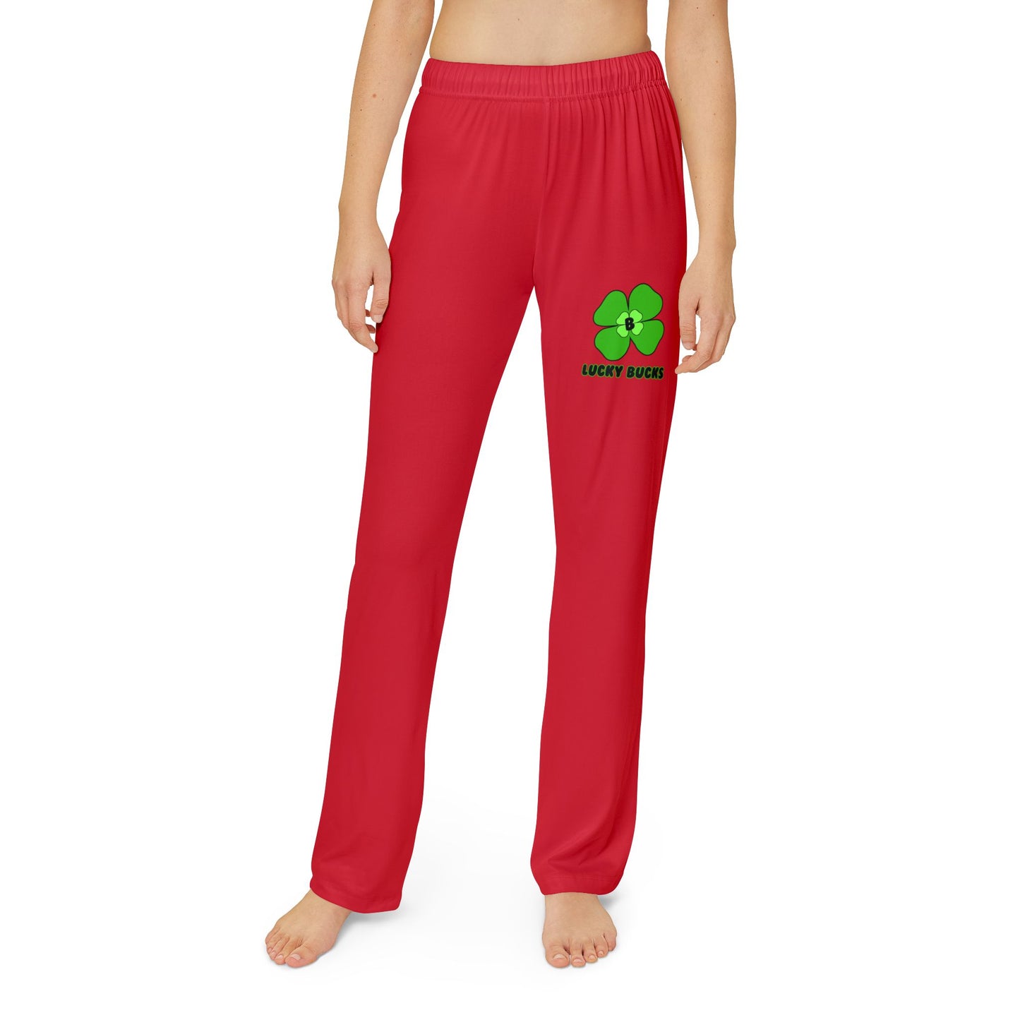 Lucky Clover Kids Lounge Pants | Comfy Lounge Wear, Playtime Essentials, Holiday Gift, St. Patrick's Day, Bright Colors