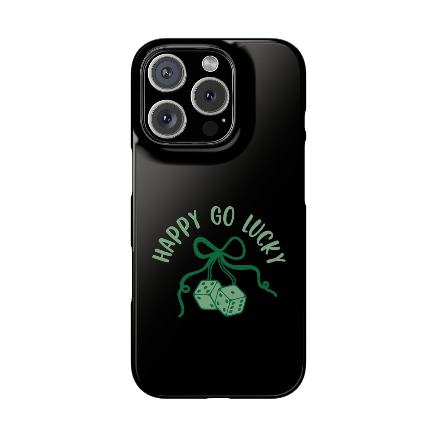 Happy Go Lucky Slim Phone Cases