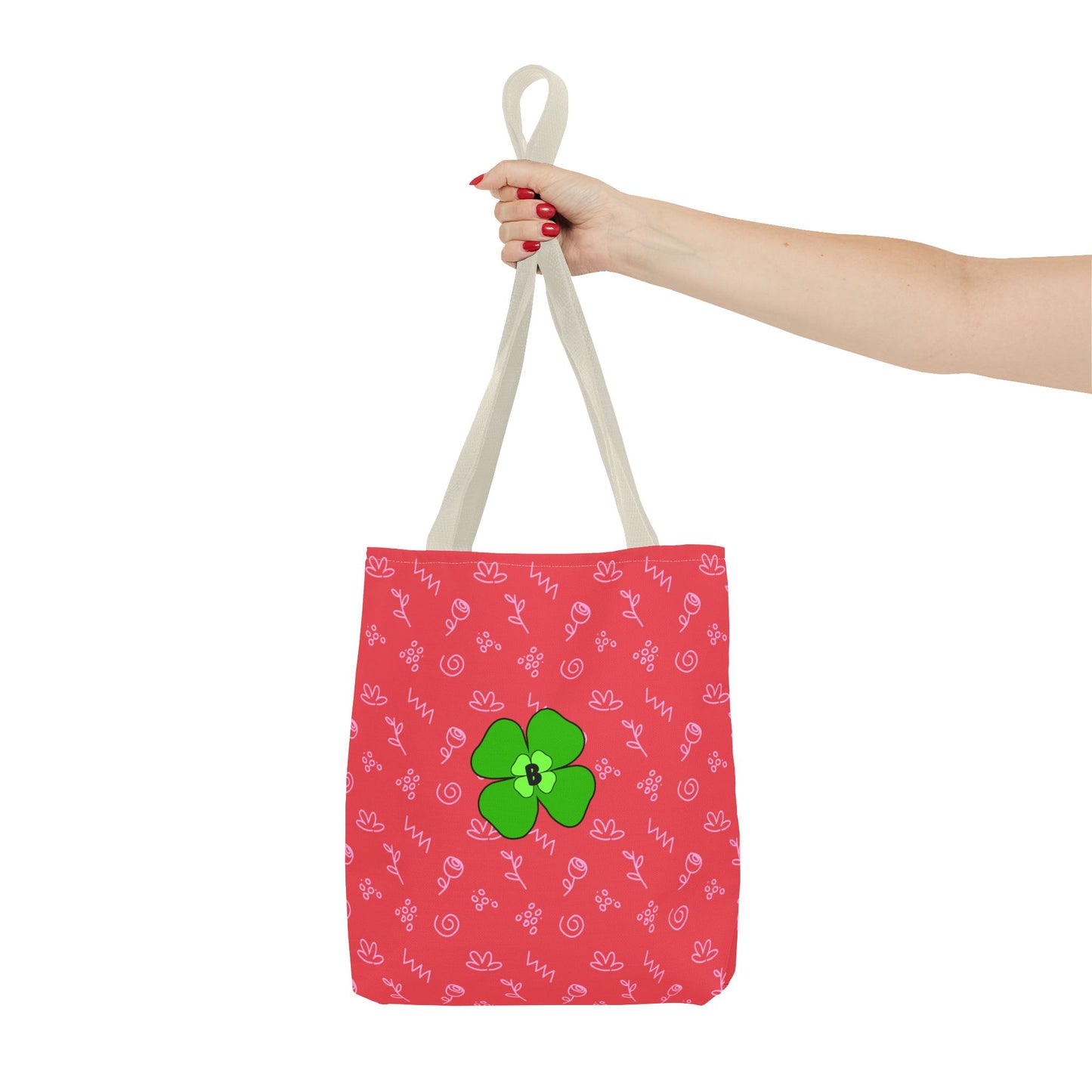 Bright Floral Tote Bag - Eco-Friendly Shopping & Beach Companion