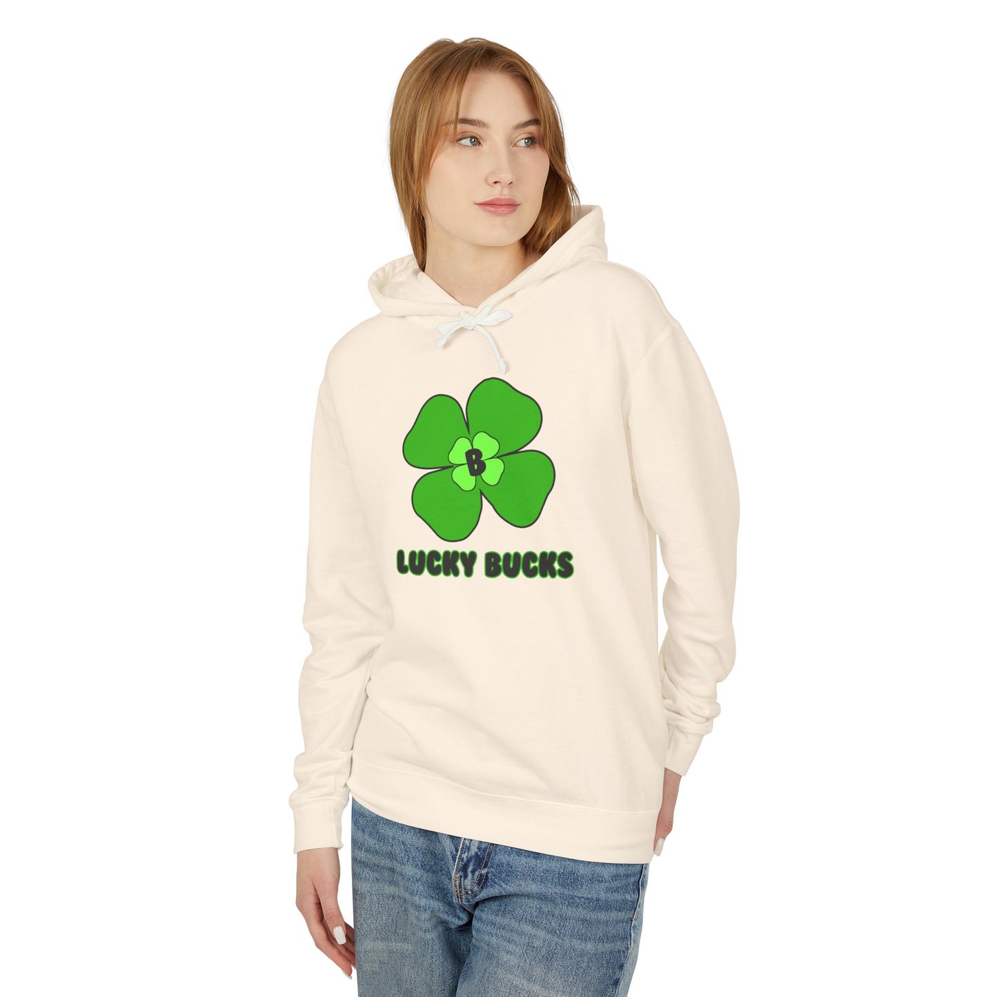 Lucky Bucks Unisex Lightweight Hooded Sweatshirt