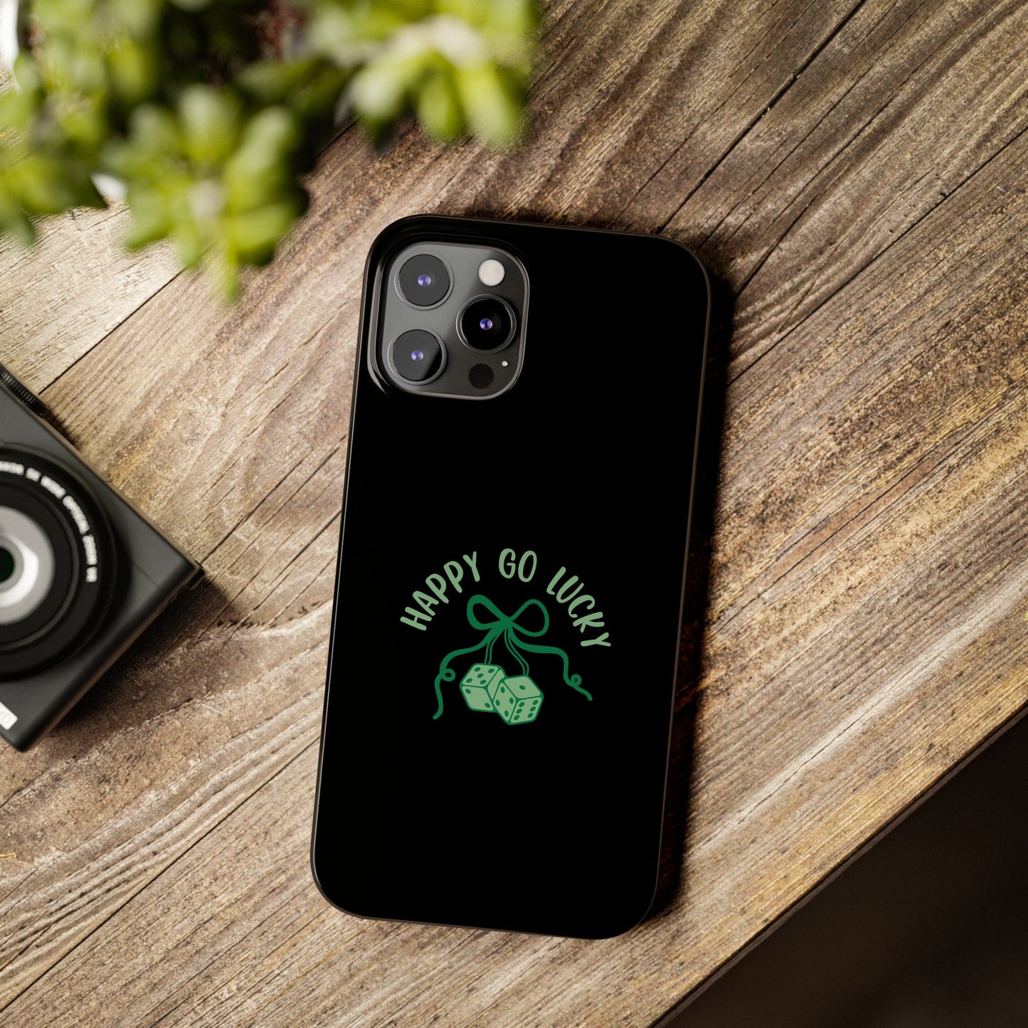 Happy Go Lucky Slim Phone Cases